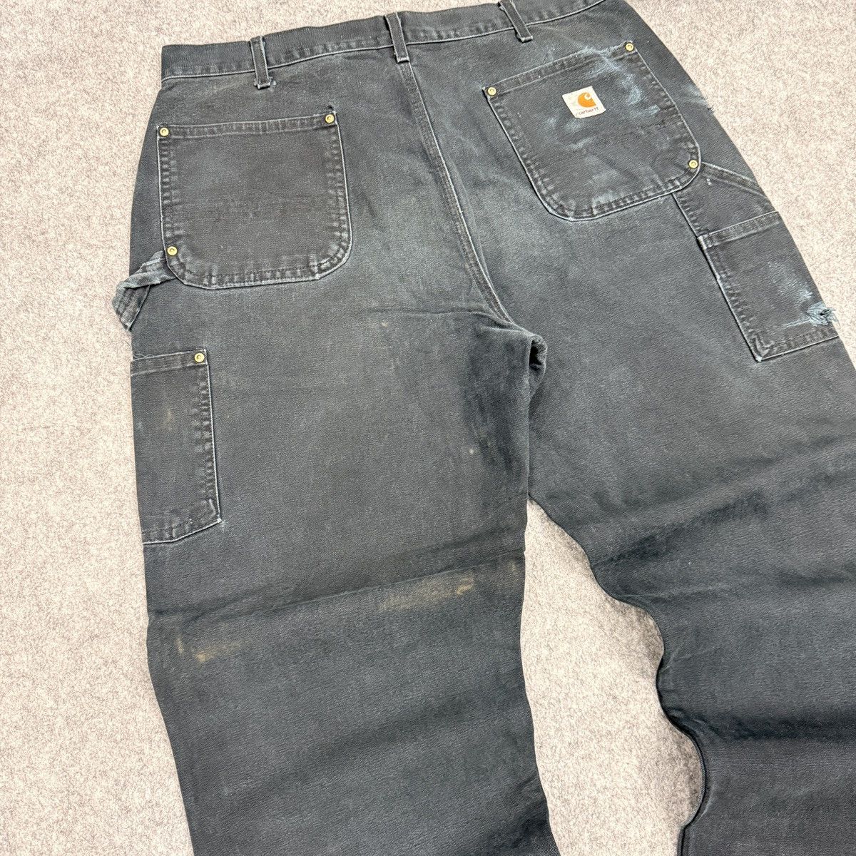 Carhartt Vintage Carhartt B01 BLK Double Knee Denim Size US 38 / EU 54 - 11 Thumbnail