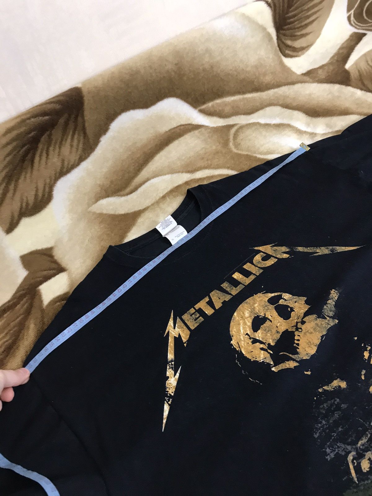 Band Tees × Metallica × Vintage 🔥 Metallica Death Magnetic Tour 2009 T Shirt Rock Vintage Size US XL / EU 56 / 4 - 14 Thumbnail