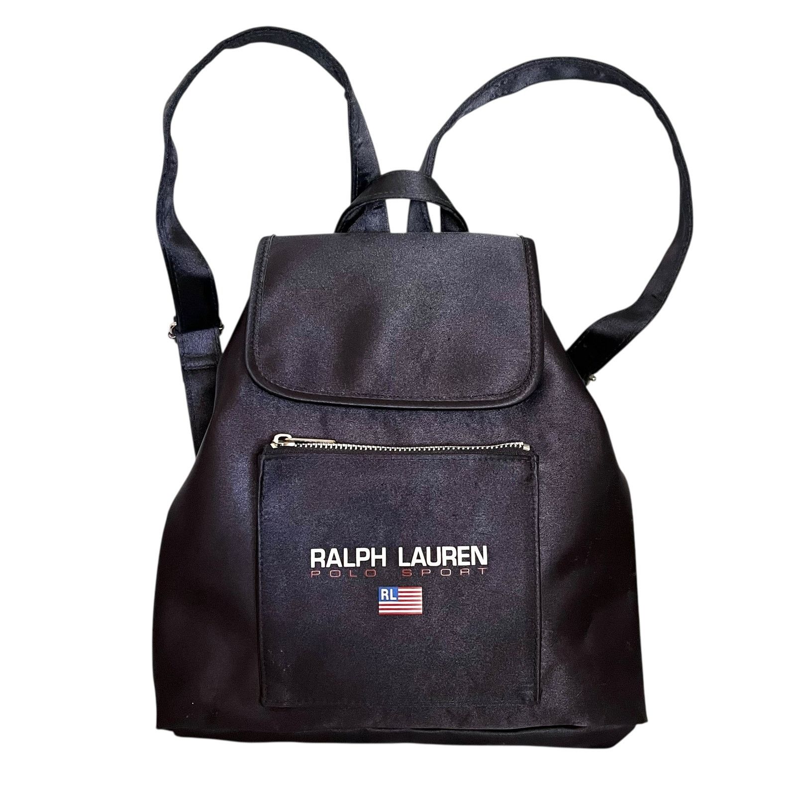 Polo Ralph Lauren × Vintage Ralph Lauren Polo Sport Vintage Navy Blue Mini Backpack Size ONE SIZE - 1 Thumbnail
