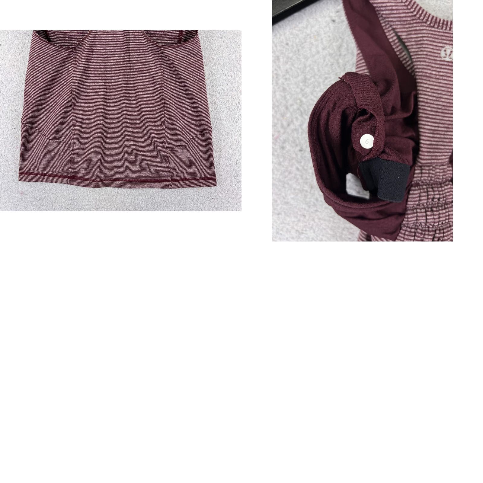 Lululemon Lululemon Shirt Women Tank Built-In Bra Striped Pink Round Neck Sleeveless Racerback Size 6 Size M / US 6-8 / IT 42-44 - 9 Thumbnail