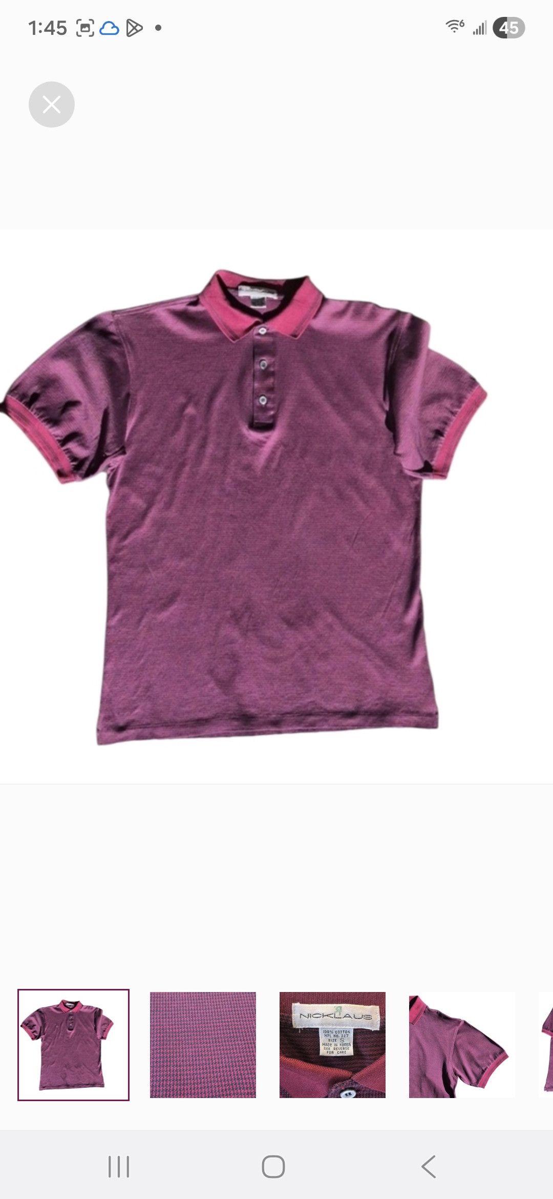 Other Vintage Jack Nicklaus Polo Shirt Size US S / EU 44-46 / 1 - 2 Thumbnail