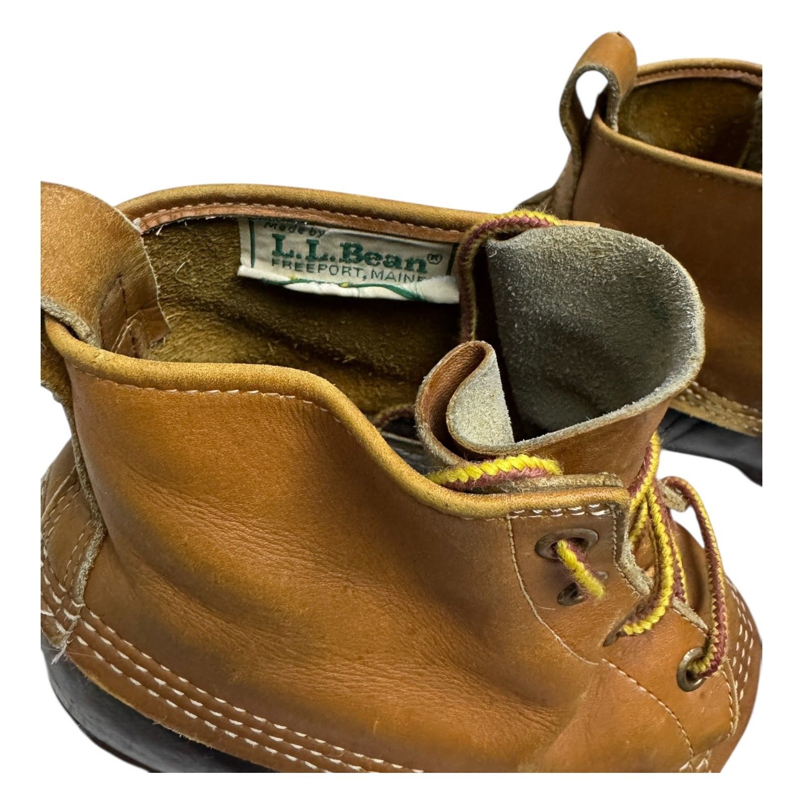 L.L. Bean LL BEAN Vintage MAINE HUNTING SHOE 90s Leather Boots 7 Size US 7 / EU 40 - 4 Thumbnail