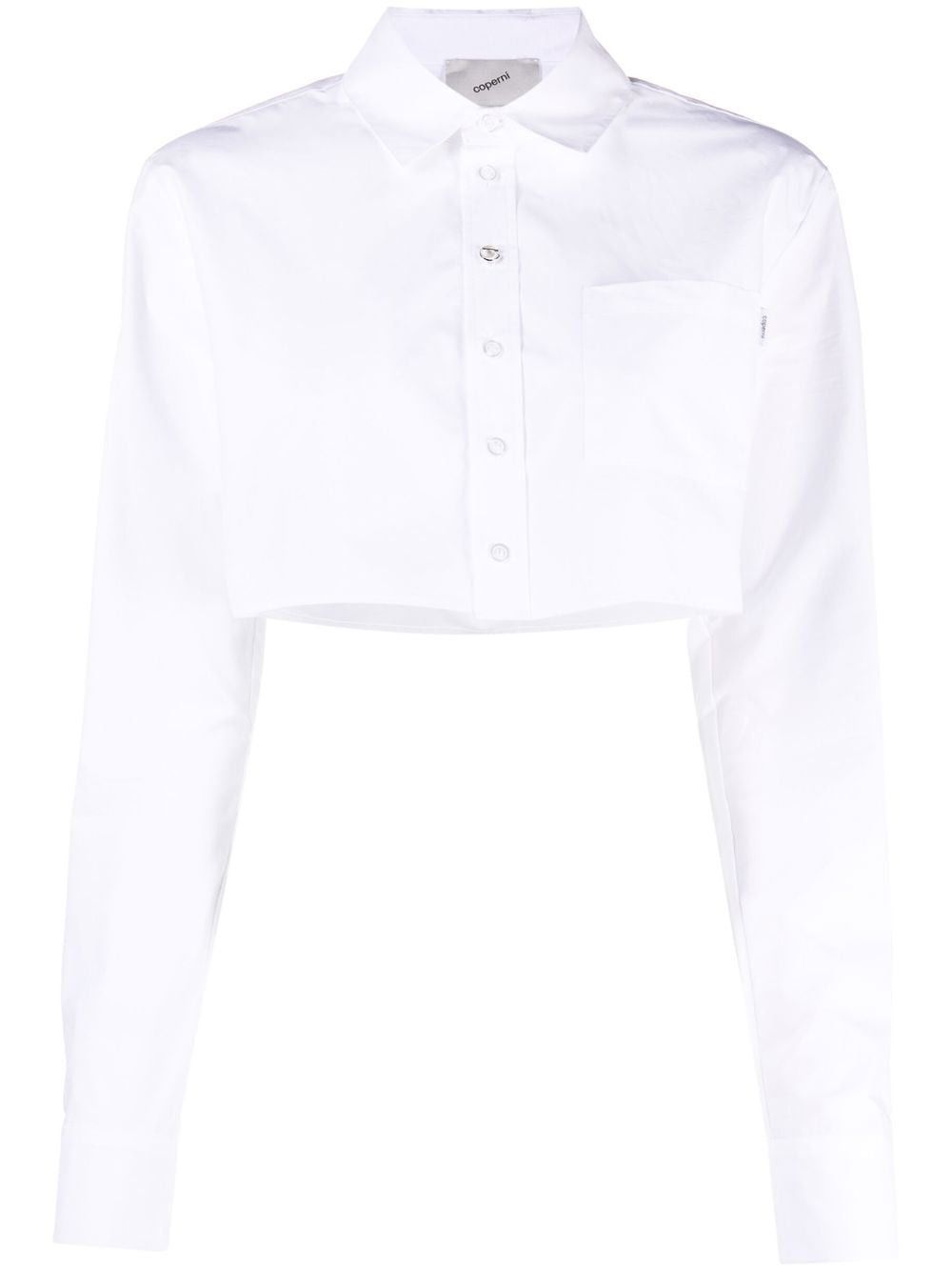 Coperni COTTON CROPPED SHIRT Size XS / US 0-2 / IT 36-38 - 1 Thumbnail