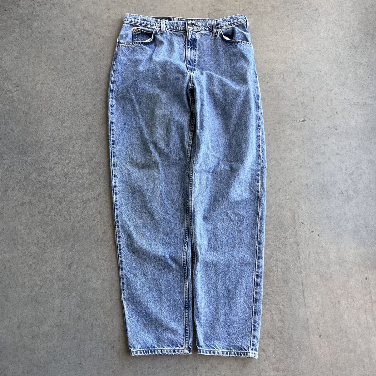 Other Vintage Levi's Orange Tab Denim Jeans Tapered Leg Fit 36x34 Size US 36 / EU 52 - 2 Thumbnail