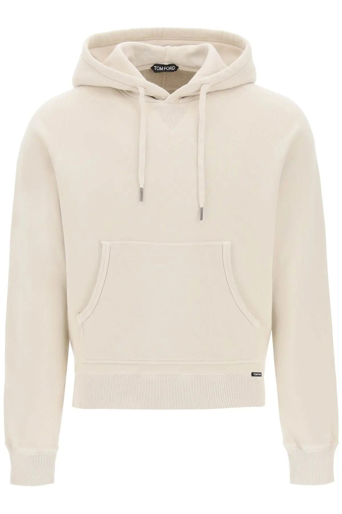 image of Tom Ford O1S22I1N0124 Regular Fit Hoodie In Beige, Men's (Size Large)
