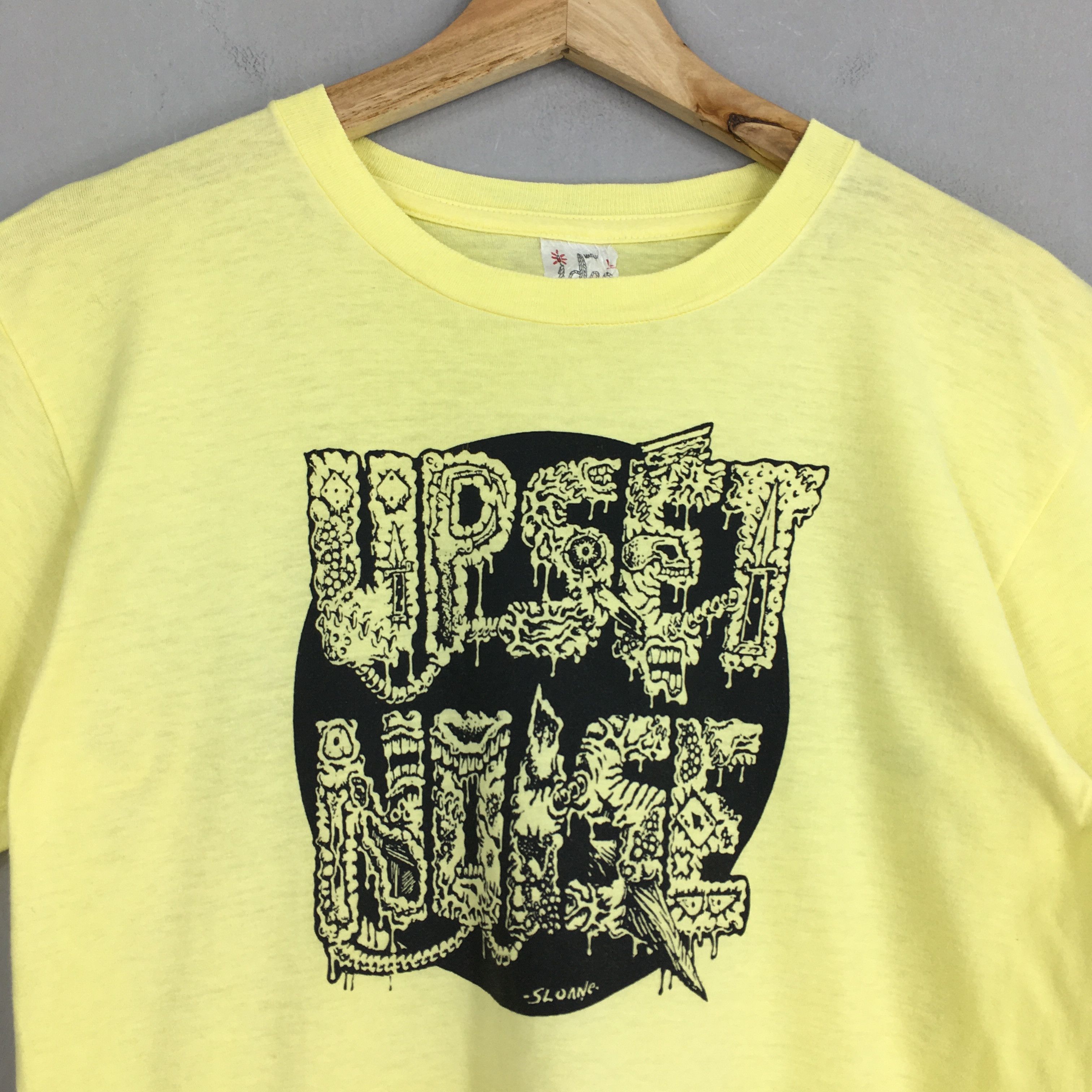 Band Tees × Vintage Vintage 80's Upset Noise Tour Rock Hageland Record T shirt S Size US S / EU 44-46 / 1 - 2 Thumbnail