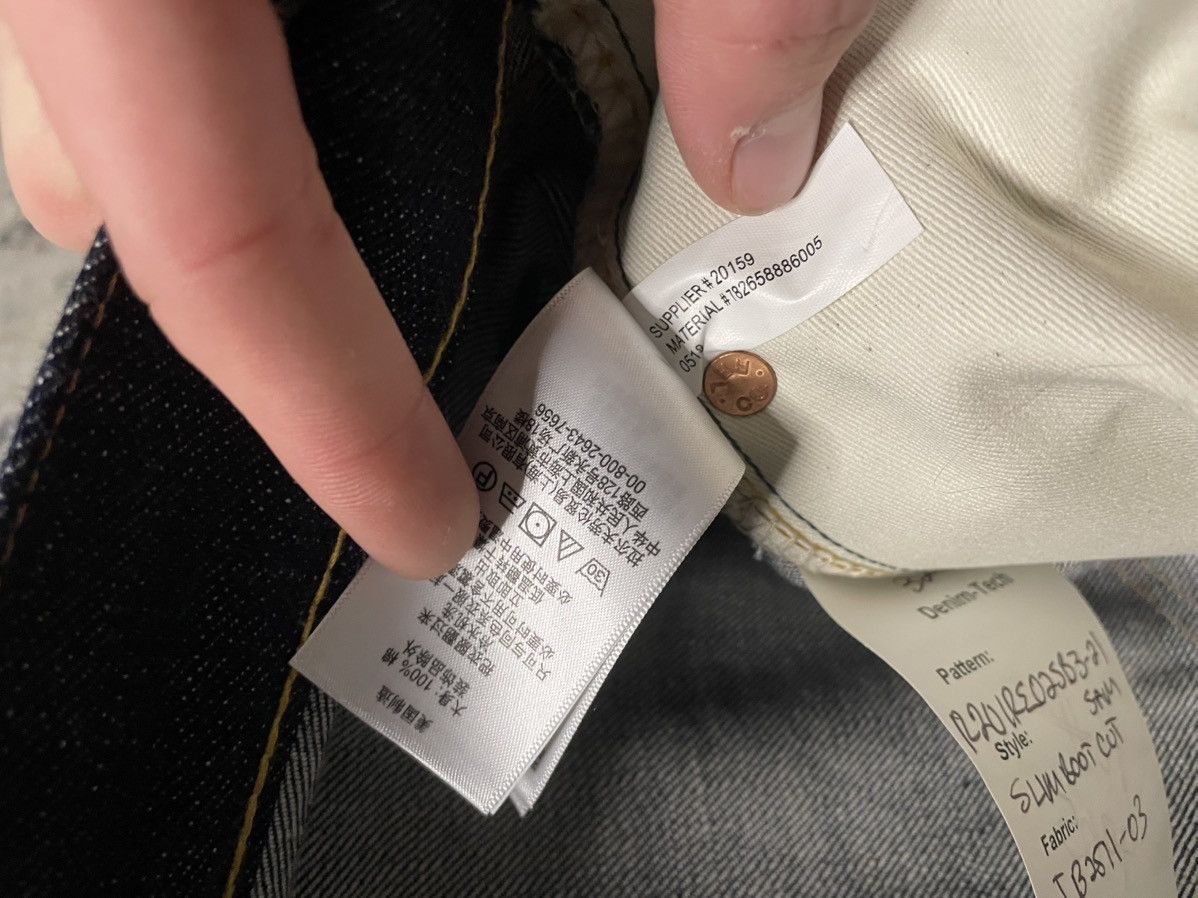 RRL Double RL Sample Slim Bootcut Indigo Selvedge Denim