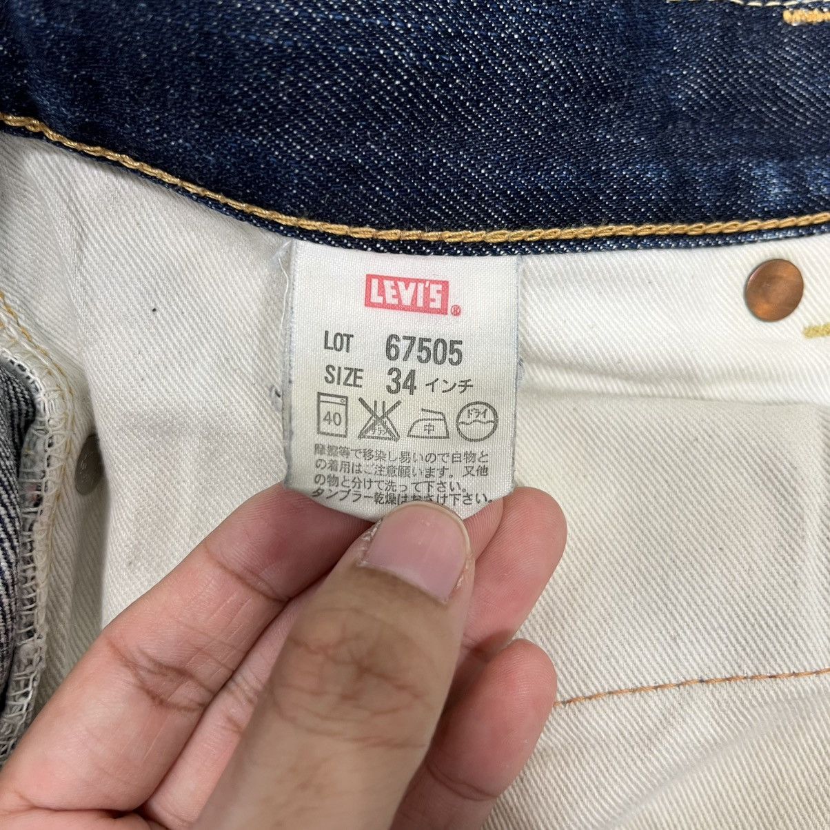 Levi's Vintage Levis Lot 67505 Selvedge Redline Distressed Denim Size US 34 / EU 50 - 20 Thumbnail
