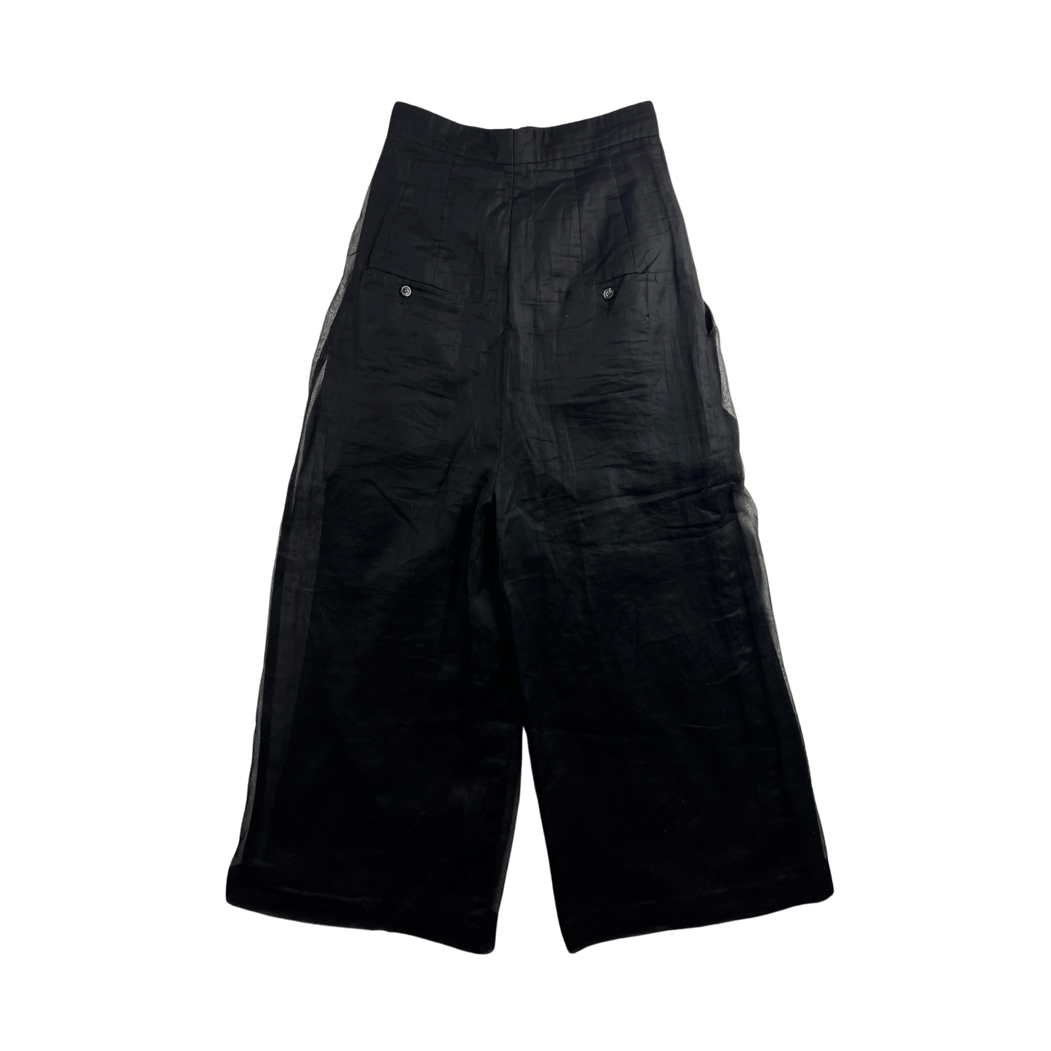 Rick Owens Rick Owens SS18 Dirt Double Layered Wide Pants Size US 32 / EU 48 - 3 Thumbnail