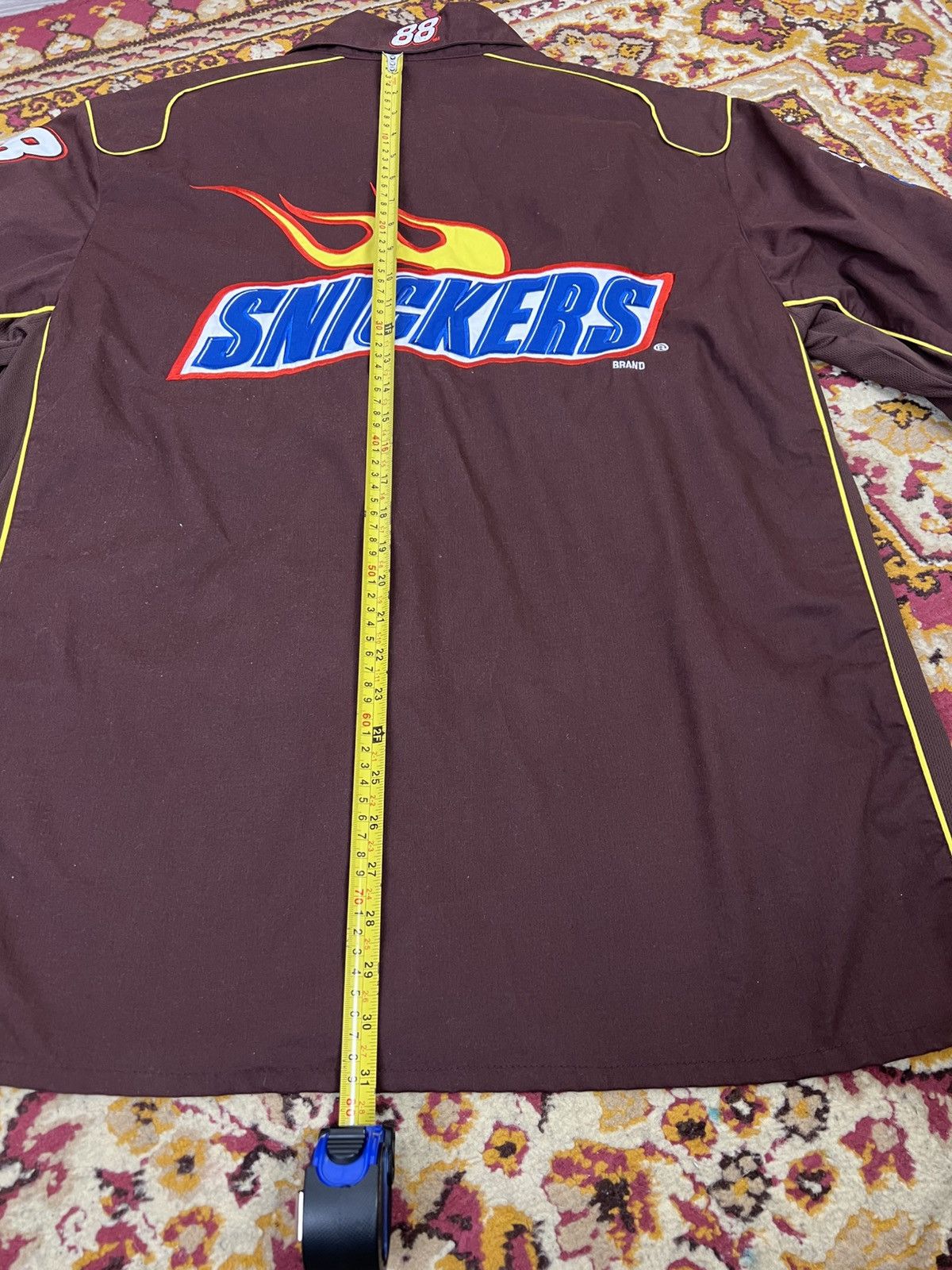 JH Design Vintage JH Design Snickers Moto Y2K brown Travis shirt Size US XL / EU 56 / 4 - 13 Thumbnail