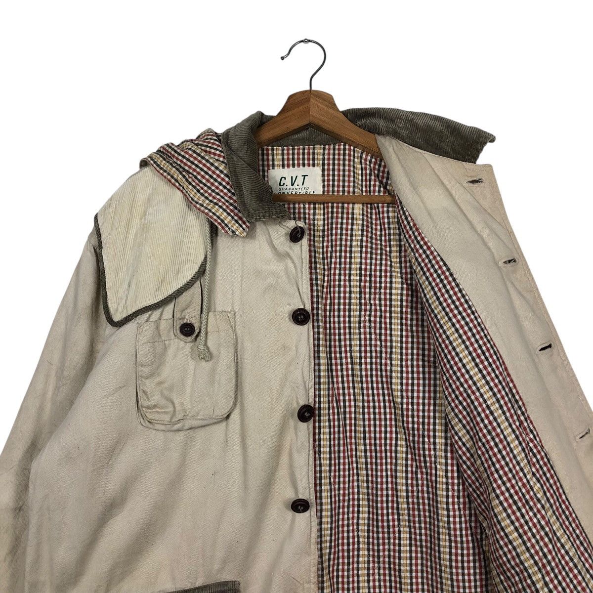 Japanese Brand × Vintage 📌Vintage Chore Hunting Jacket CVT Blanket Issey Miyake Size US M / EU 48-50 / 2 - 14 Thumbnail