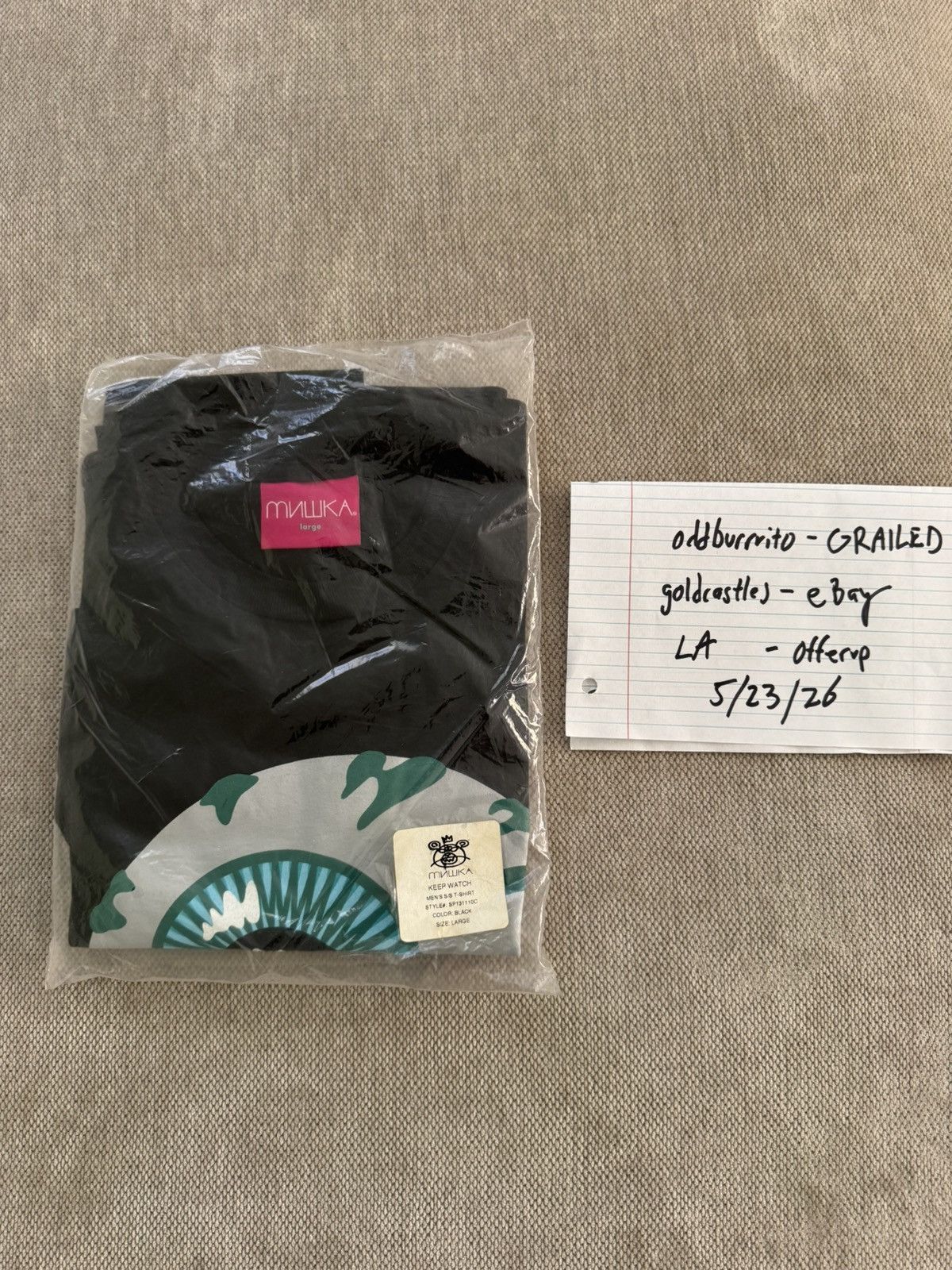 Mishka 2013 Mishka Keep Watch shirt brand new made in USA Size US L / EU 52-54 / 3 - 1 Thumbnail
