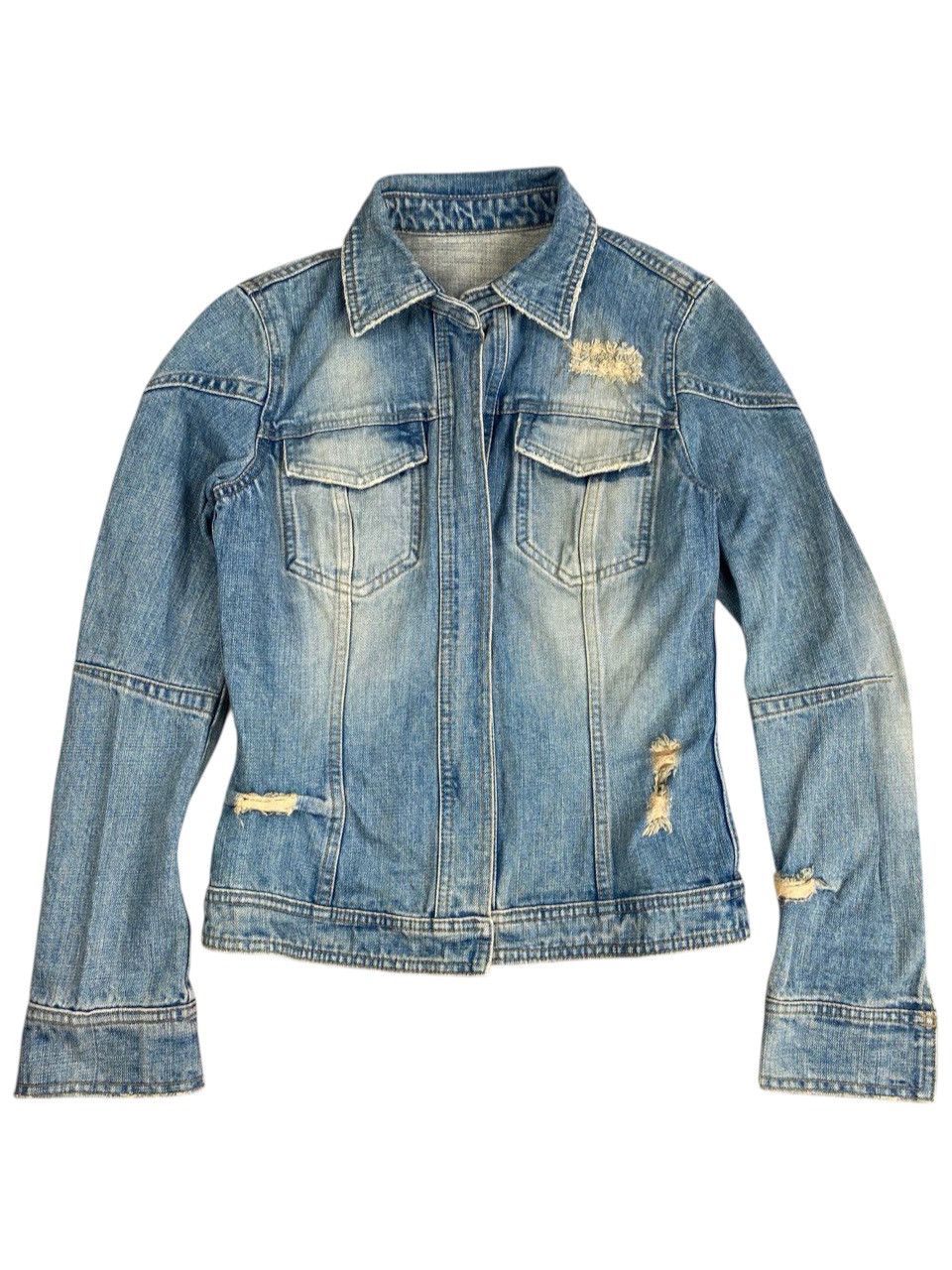 Hysteric Glamour 2000's Hysteric Glamor Buttonless Denim Jacket