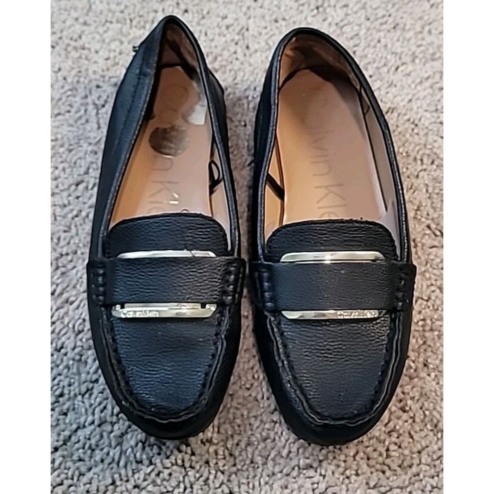 Calvin Klein Calvin Klein Leonie Black Loafer Flats Women’s Size 7M Size US 7 / IT 37 - 3 Thumbnail