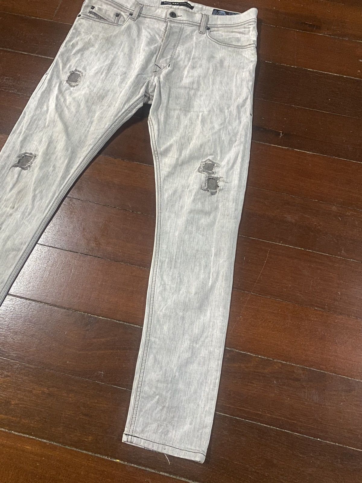 Diesel diesel dna slim carrot distressed denim Size US 36 / EU 52 - 4 Thumbnail