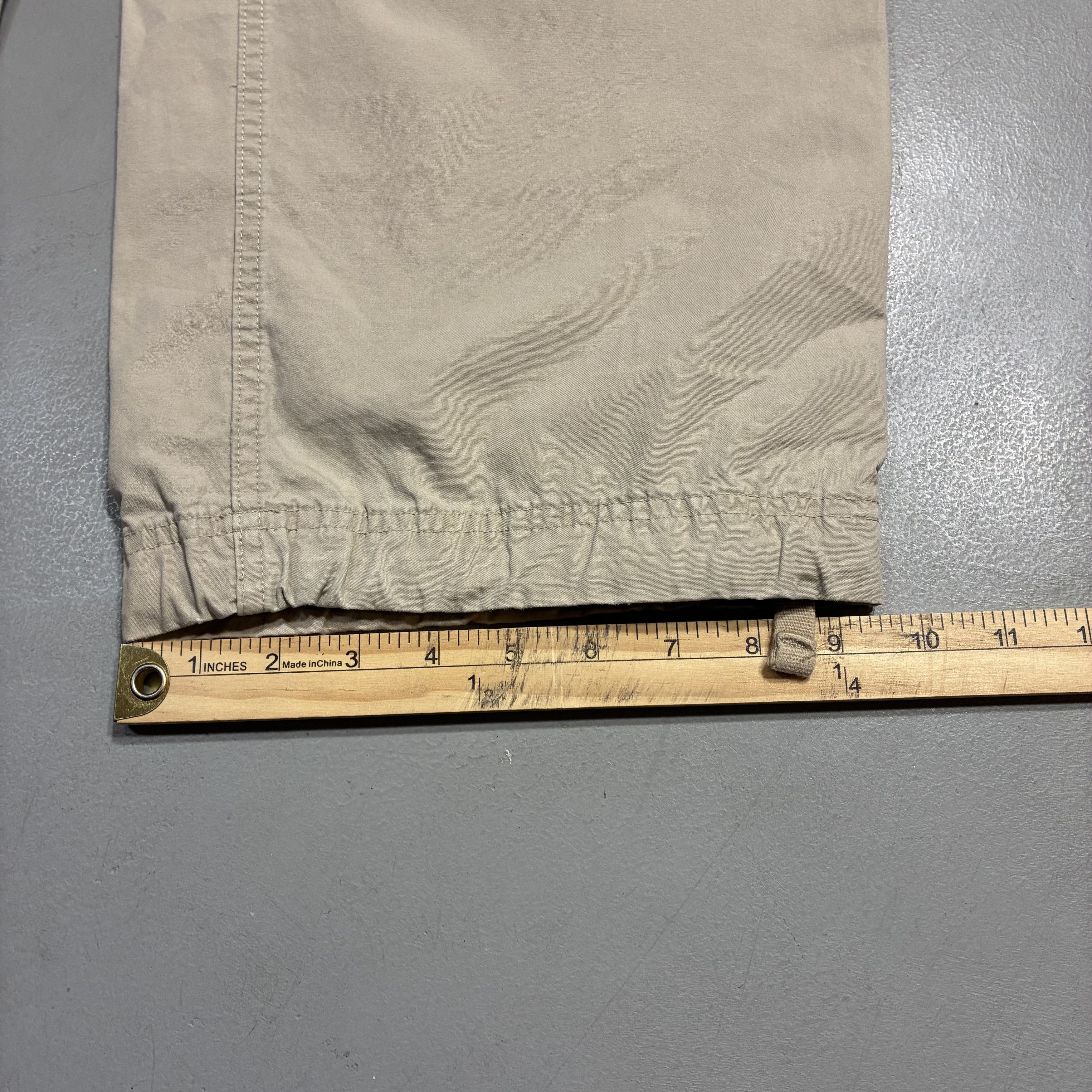 Gap Y2K Gap Loose Fit Baggy Khaki Cargo Pants Drawstring Size US 35 - 12 Thumbnail