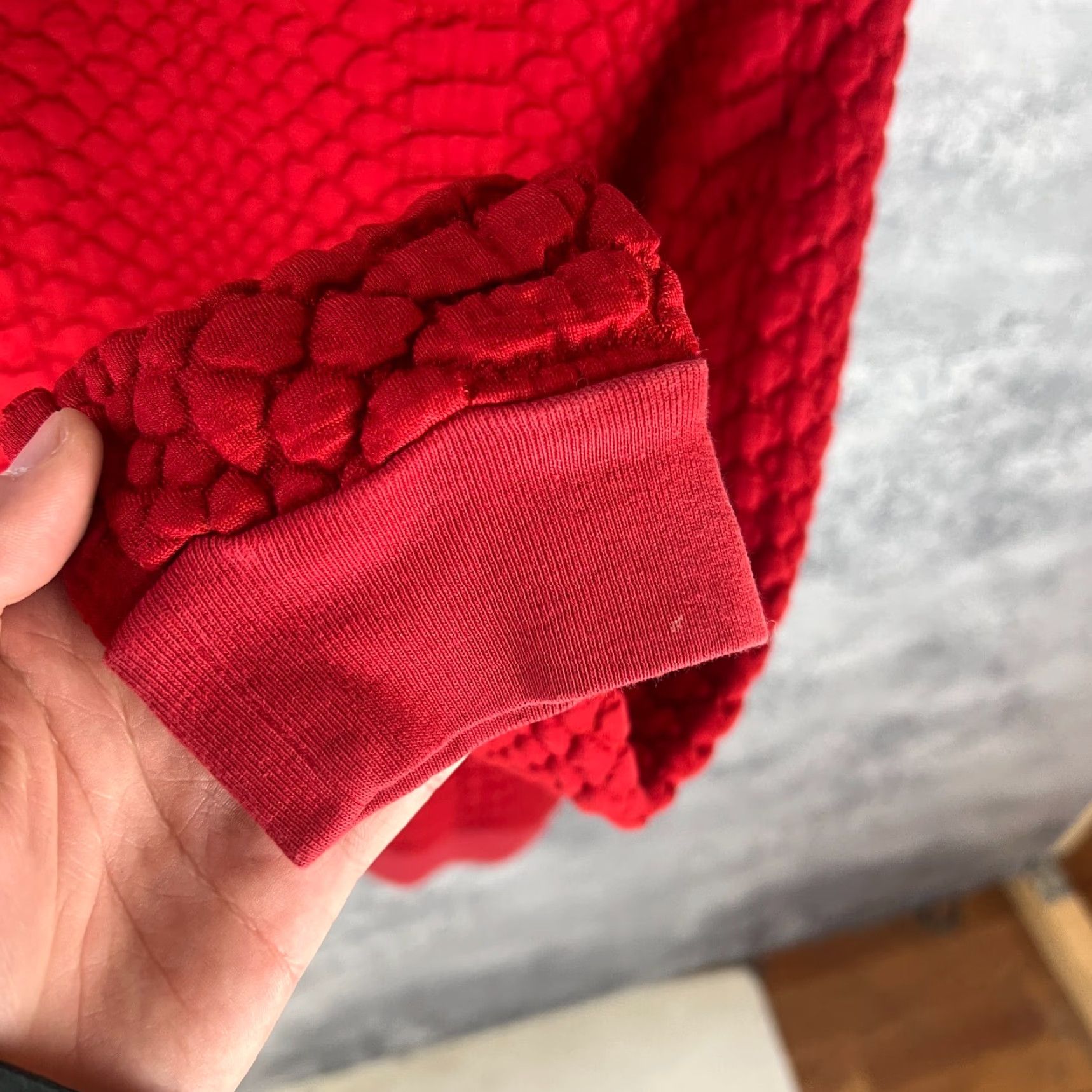 Sandro Sandro Paris Red Sweatshirt Womens Size 2 Pullover Vintage Style Rare Find Size XS / US 0-2 / IT 36-38 - 7 Thumbnail