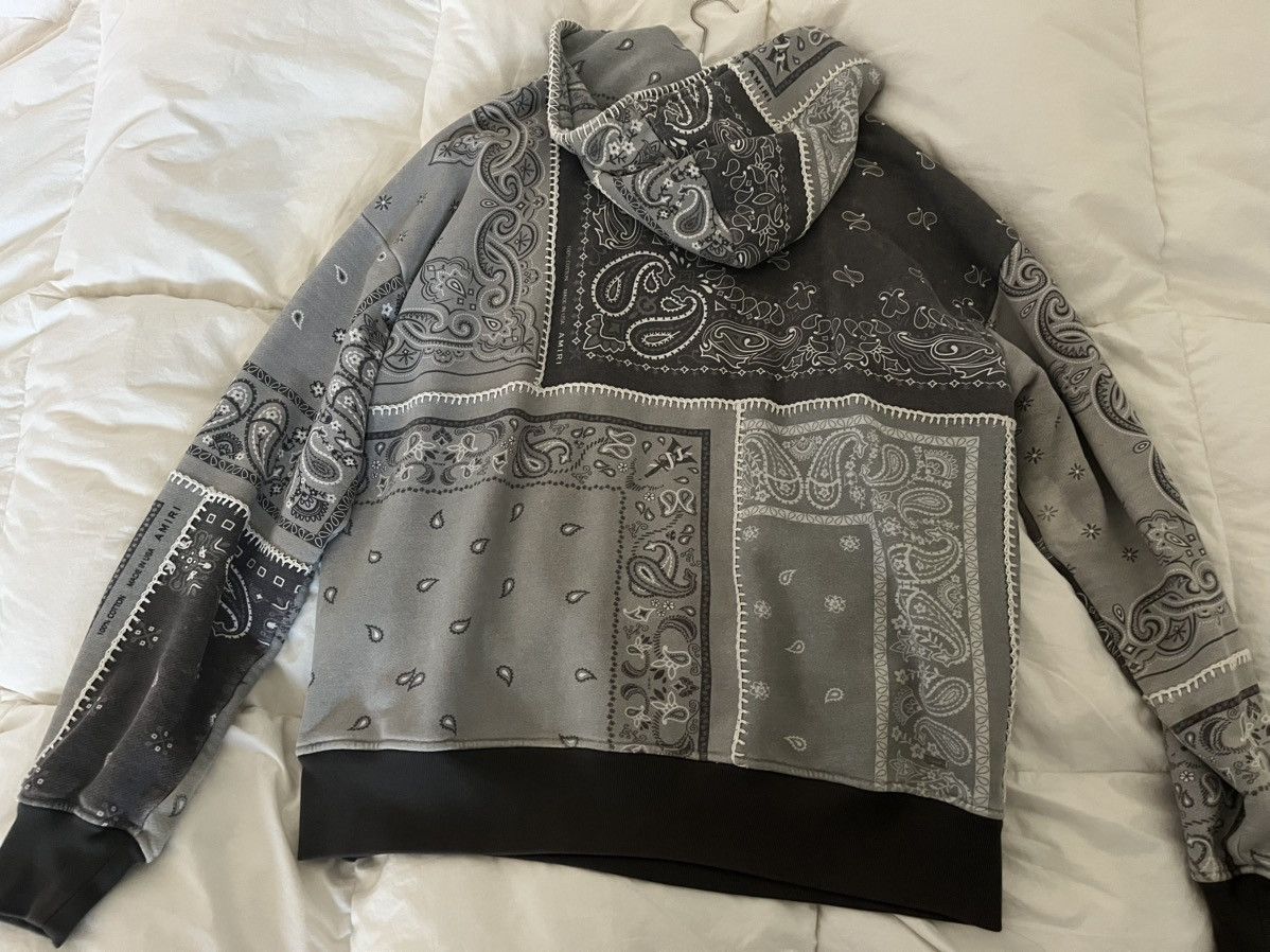 Amiri Amiri Paisley Bandana Hoodie Size US S / EU 44-46 / 1 - 4 Thumbnail