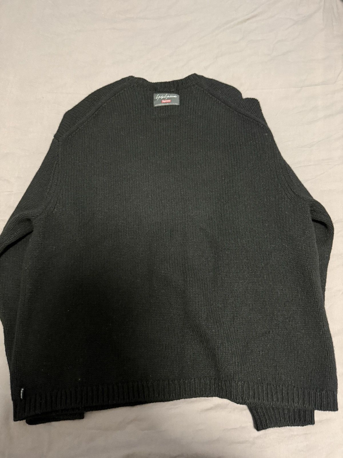 Yohji Yamamoto Supreme yohji yamamoto sweater black xl Size US XL / EU 56 / 4 - 4 Thumbnail