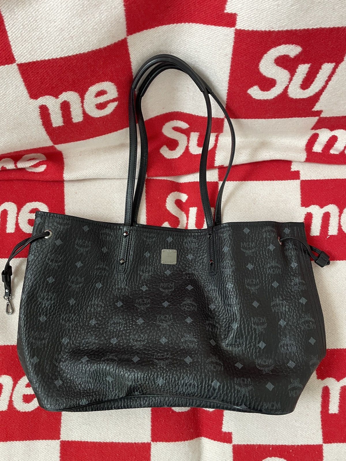 MCM MCM Medium Reversible Shopper Bag(Black) Size ONE SIZE - 5 Thumbnail