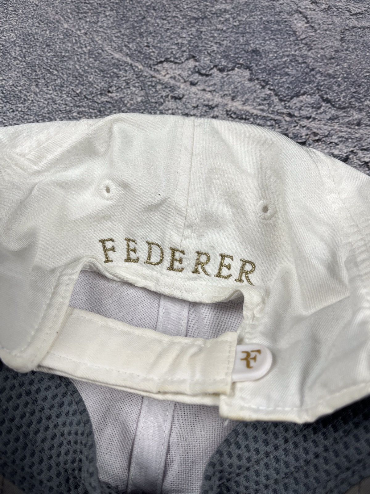 Nike Vintage Nike Roger Federer 15 Cap Hat Tennis Size ONE SIZE - 4 Thumbnail