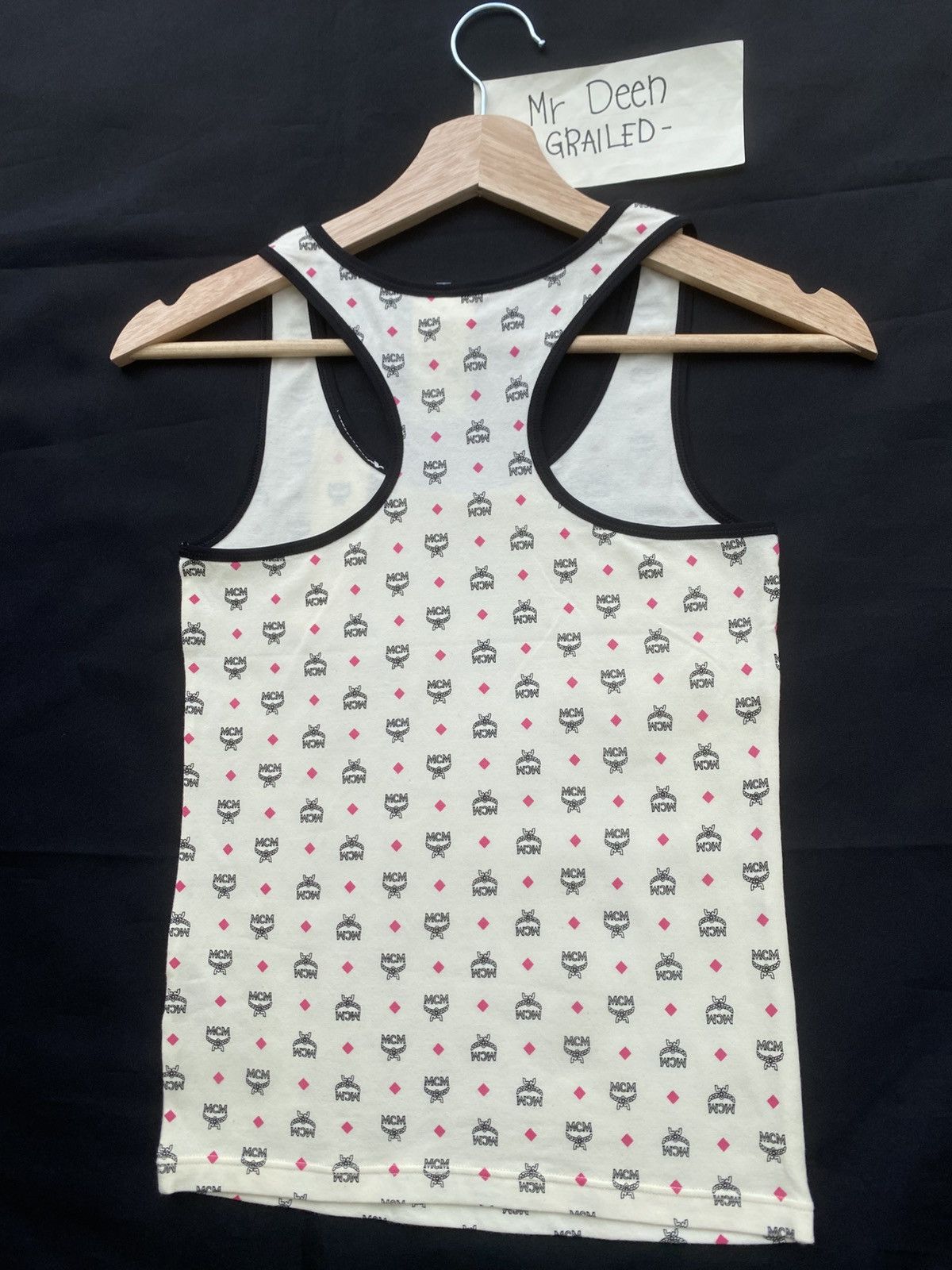 MCM Rare MCM Logos Sleeveless Top Size M / US 6-8 / IT 42-44 - 13 Thumbnail