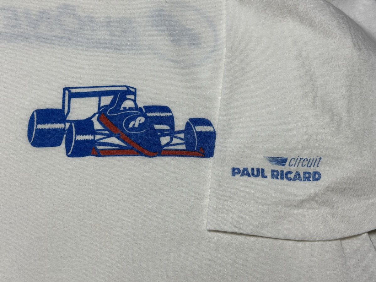 Vintage Vintage 80s Grand Prix de France 1988 F1 Racing T-Shirt Size US L / EU 52-54 / 3 - 6 Thumbnail