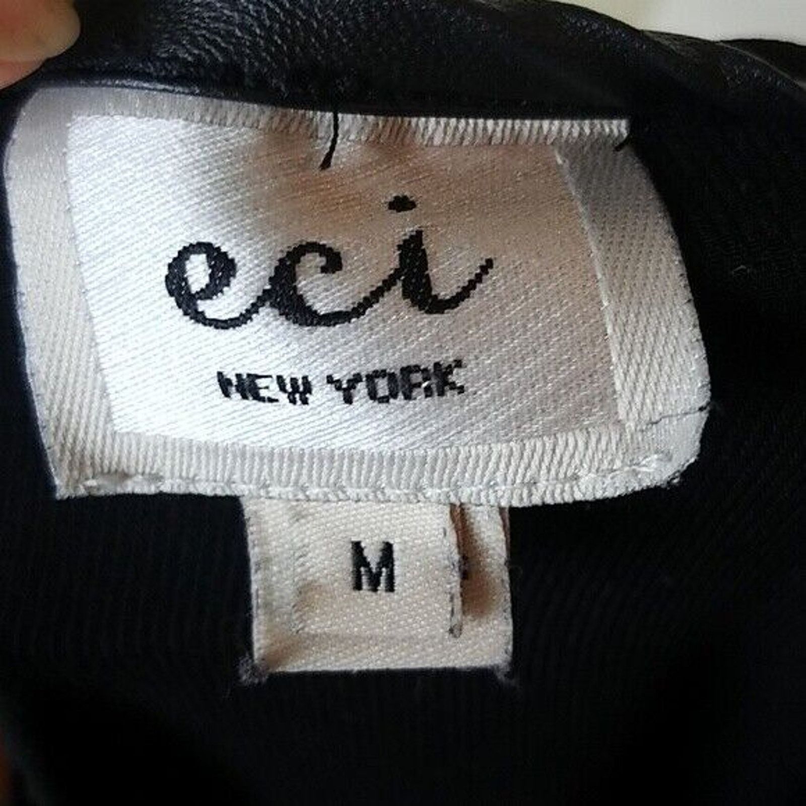 Ecco Eci New York Dress M Black Cocktail Mini Evening Minimalist Size M / US 6-8 / IT 42-44 - 6 Thumbnail