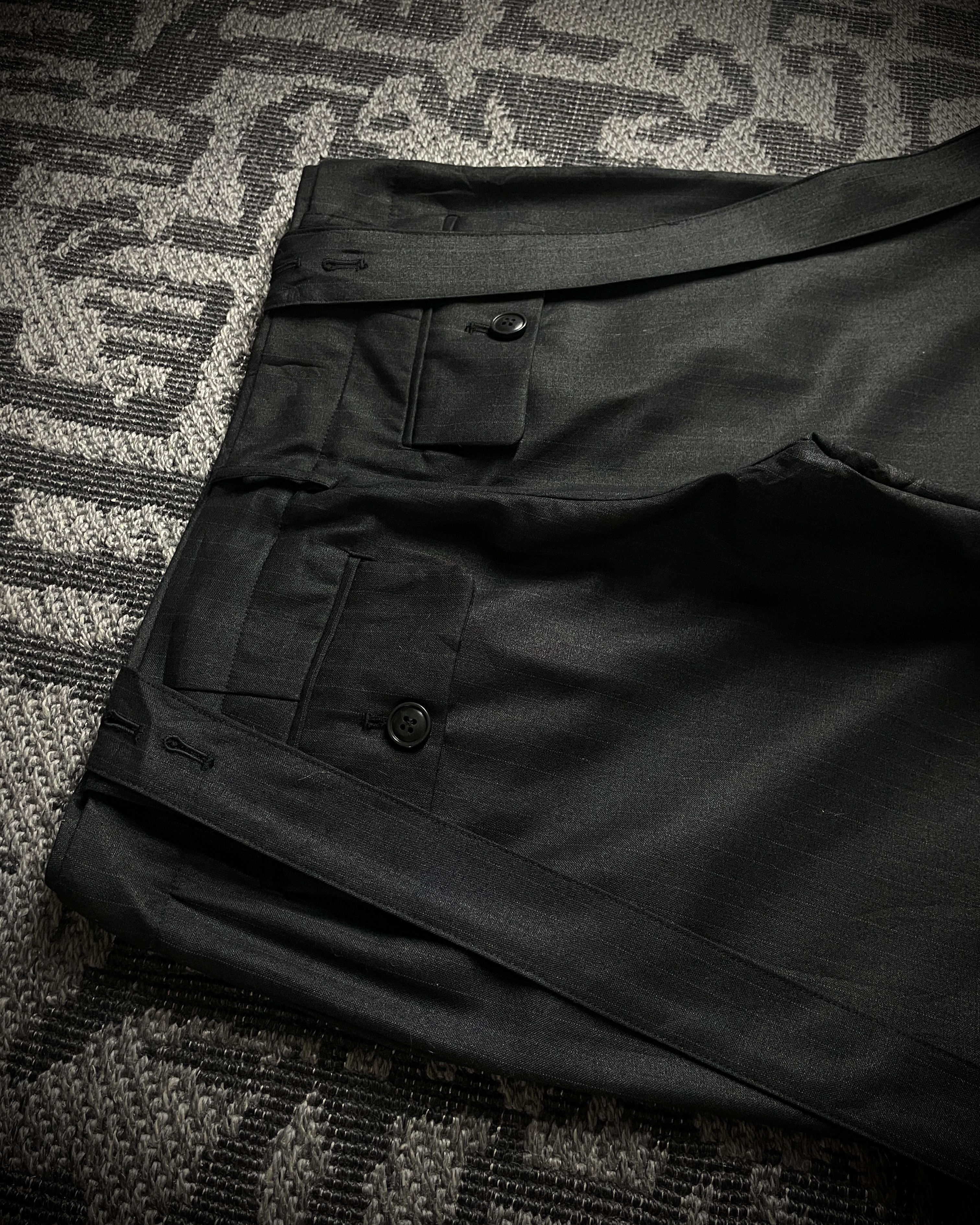 Tornado Mart Tornado Mart Femme Wide-Leg Strap Pants Size US 31 - 9 Thumbnail