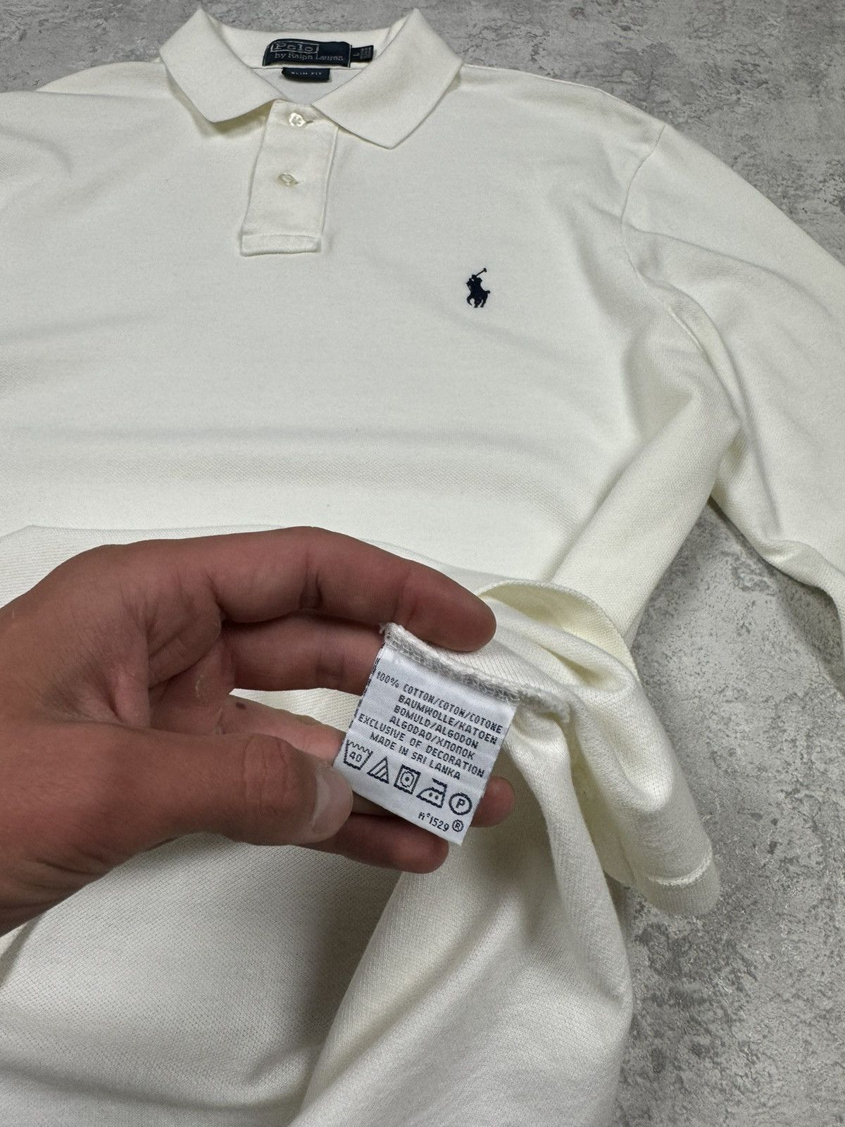 Polo Ralph Lauren Vintage Polo Ralph Lauren White Rugby Long Sleeve Y2K Size L Size US L / EU 52-54 / 3 - 11 Thumbnail