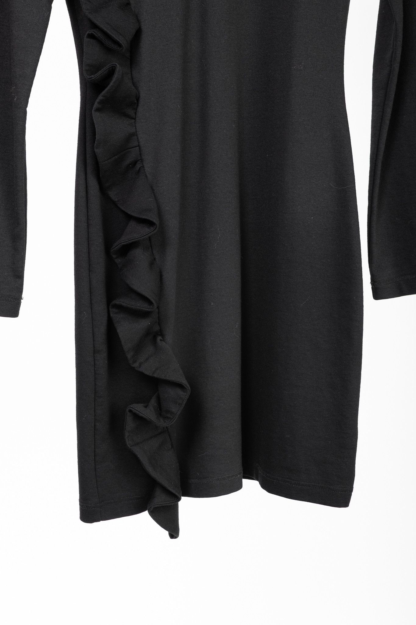 Victoria Beckham Victoria Victoria Beckham Jersey Ruffle-Trim Mini Dress Size XS / US 0-2 / IT 36-38 - 6 Thumbnail