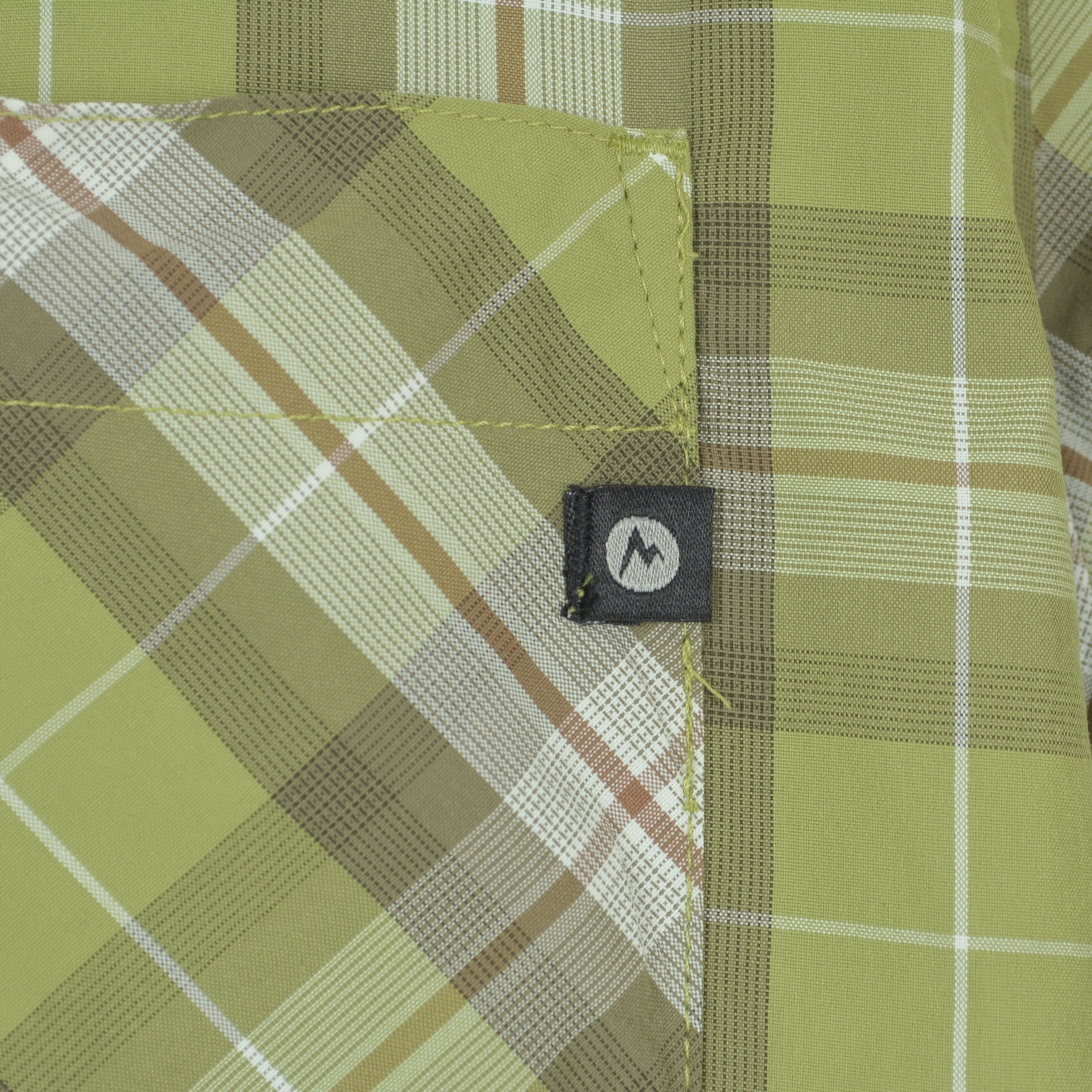 Marmot Men Short Sleeve Summer Shirt Check Casual Tartan Button Up Size US XL / EU 56 / 4 - 3 Thumbnail