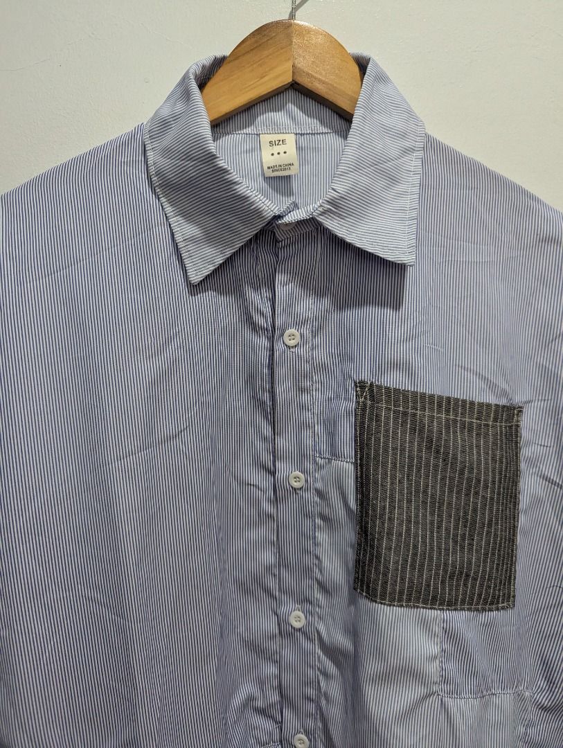 Japanese Brand Random Stripe Patchwork Comme des Garcons alt Size US L / EU 52-54 / 3 - 2 Thumbnail