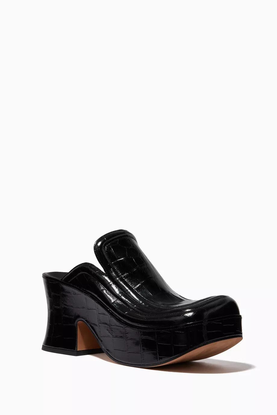 Bottega Veneta o1y0725 Mules in Black Size US 9.5 / IT 39.5 - 2 Thumbnail