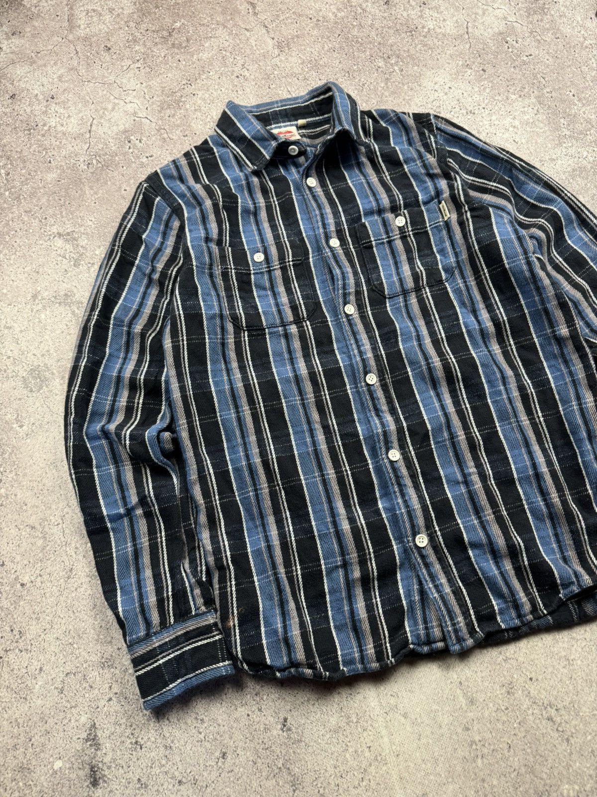 Carhartt Vintage Carhartt Flannel Striped Button Ups Shirt Y2K Size US S / EU 44-46 / 1 - 2 Thumbnail