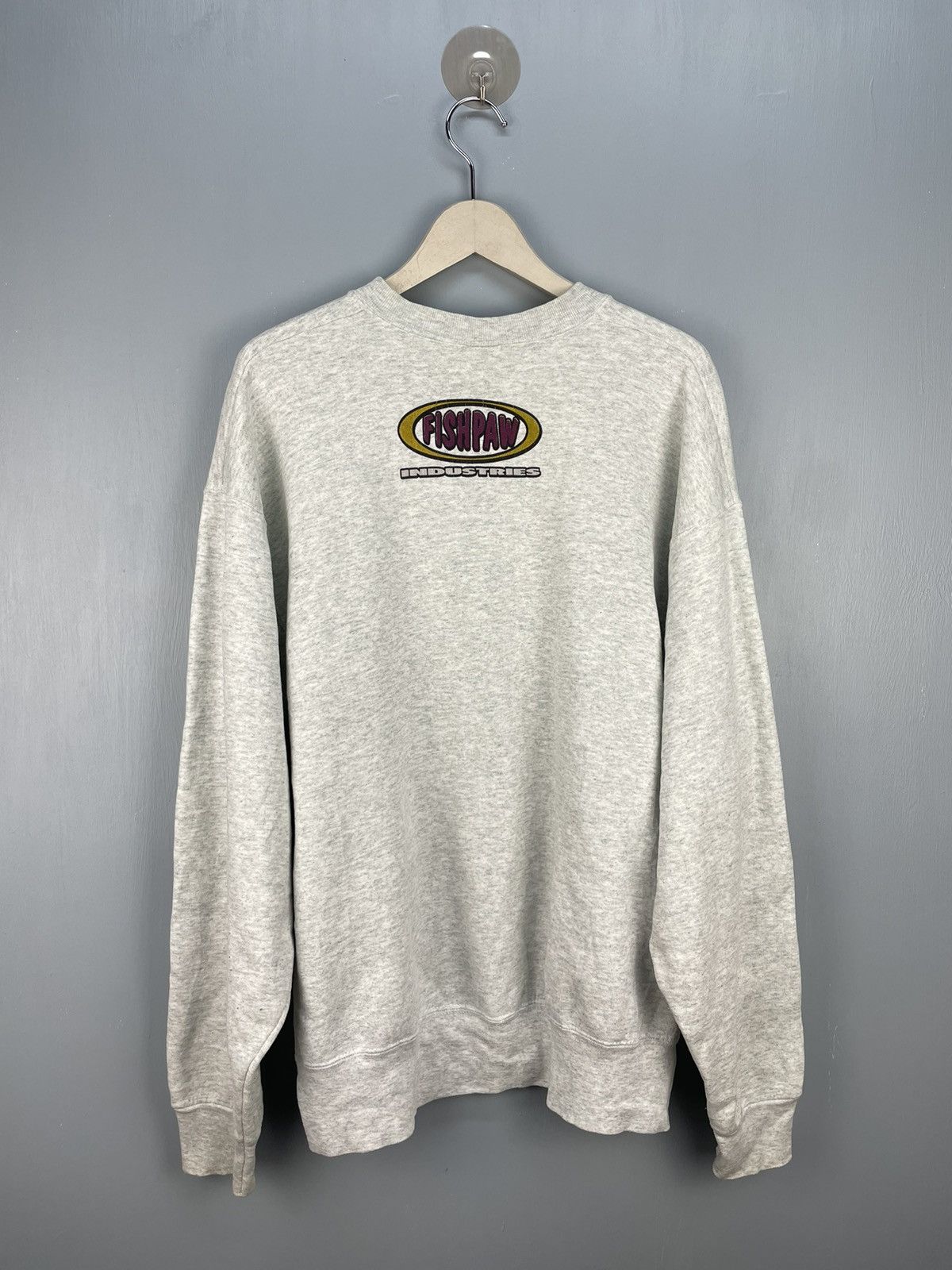 Vintage Vintage 90s Fishpaw Industries streetwear brand sweatshirts Size US XL / EU 56 / 4 - 2 Thumbnail