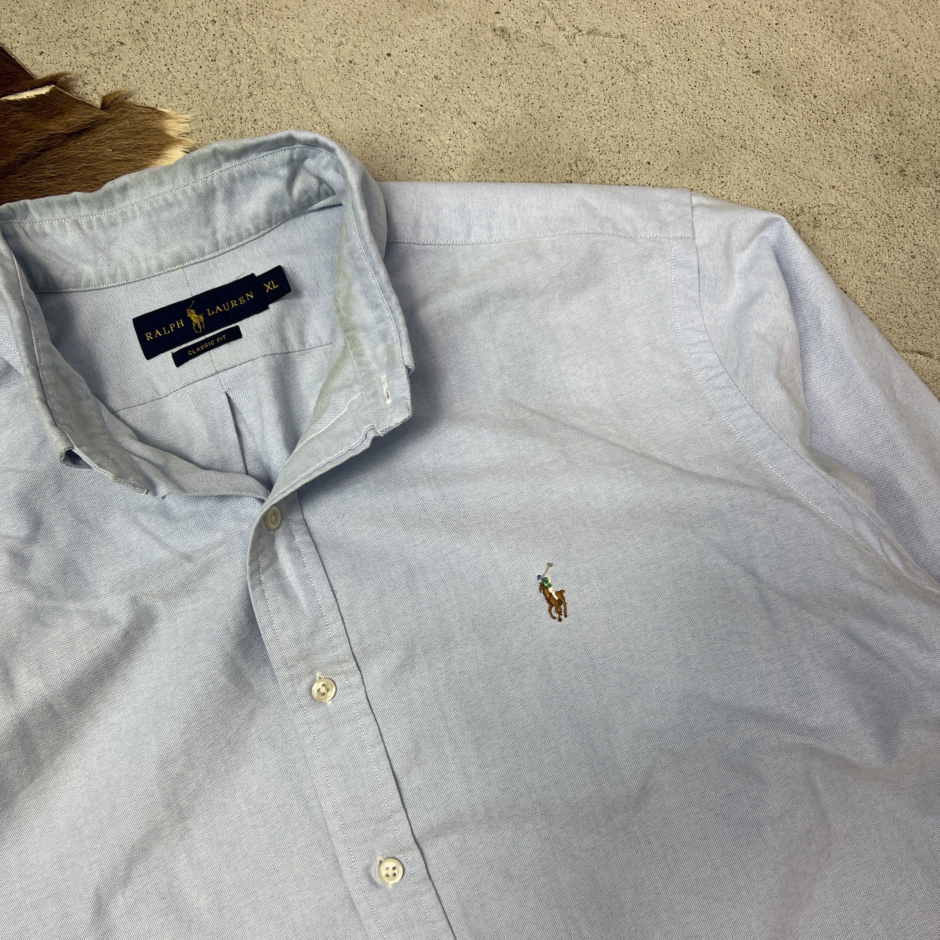 Polo Ralph Lauren Vintage Casual Preppy OCBD Polo Ralph Lauren Shirt 00s Size US XL / EU 56 / 4 - 2 Thumbnail