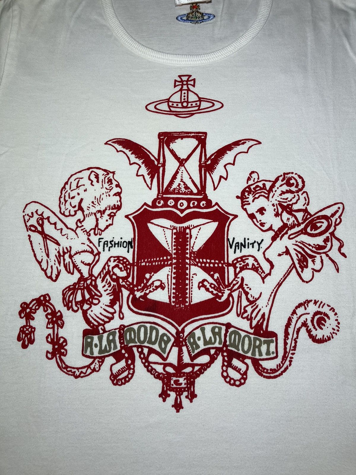 Vivienne Westwood SS94 Vivienne Westwood Cafe Society Gold Label 1994 90s Red Size US S / EU 44-46 / 1 - 4 Thumbnail
