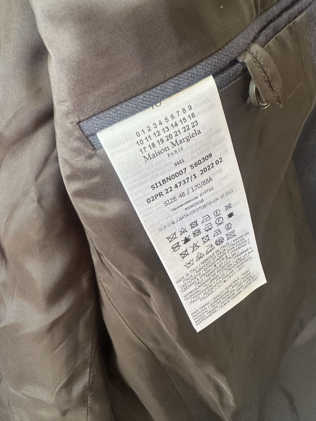 Maison Margiela Maison Margiela Navy Wool Blazer Size 48 (Never Worn) Size 38R - 3 Thumbnail