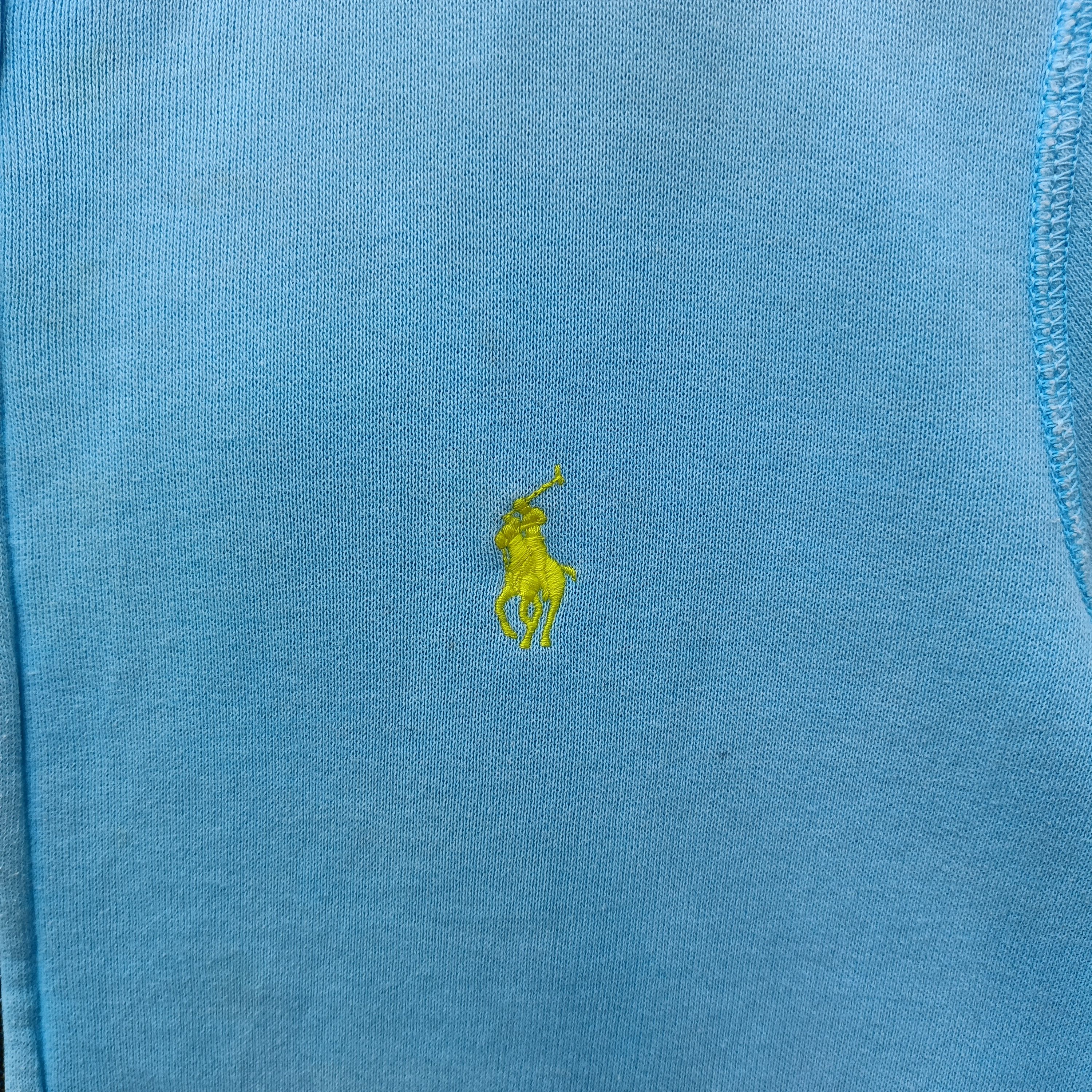 Polo Ralph Lauren × Vintage Vintage Polo Ralph Lauren Light Blue Hoodie Size US S / EU 44-46 / 1 - 4 Thumbnail