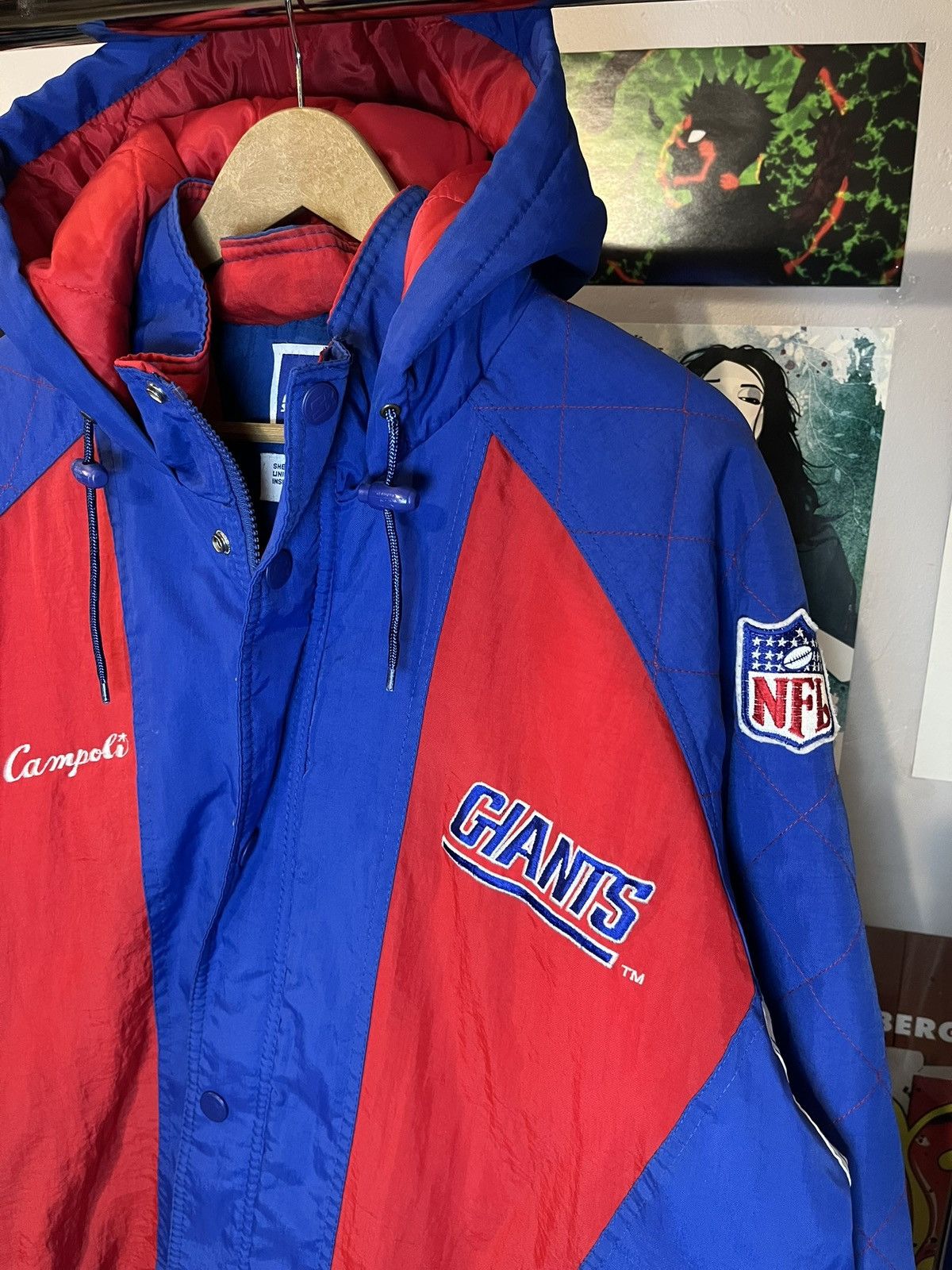 Starter Vintage NY Giants Starter Jacket Size US XL / EU 56 / 4 - 2 Thumbnail