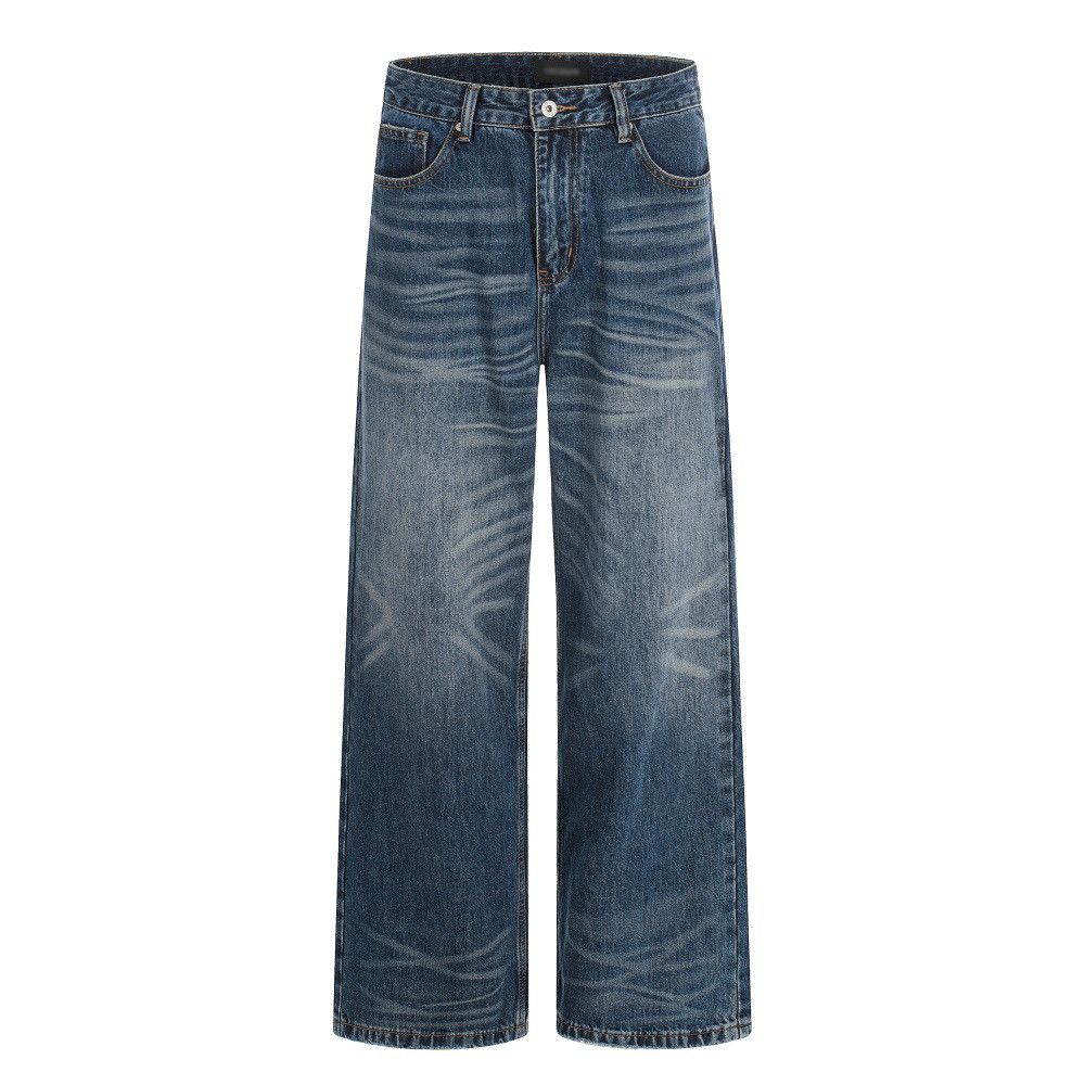Vintage Retro street style punk distressed washed jeans Size US 32 / EU 48 - 1 Thumbnail
