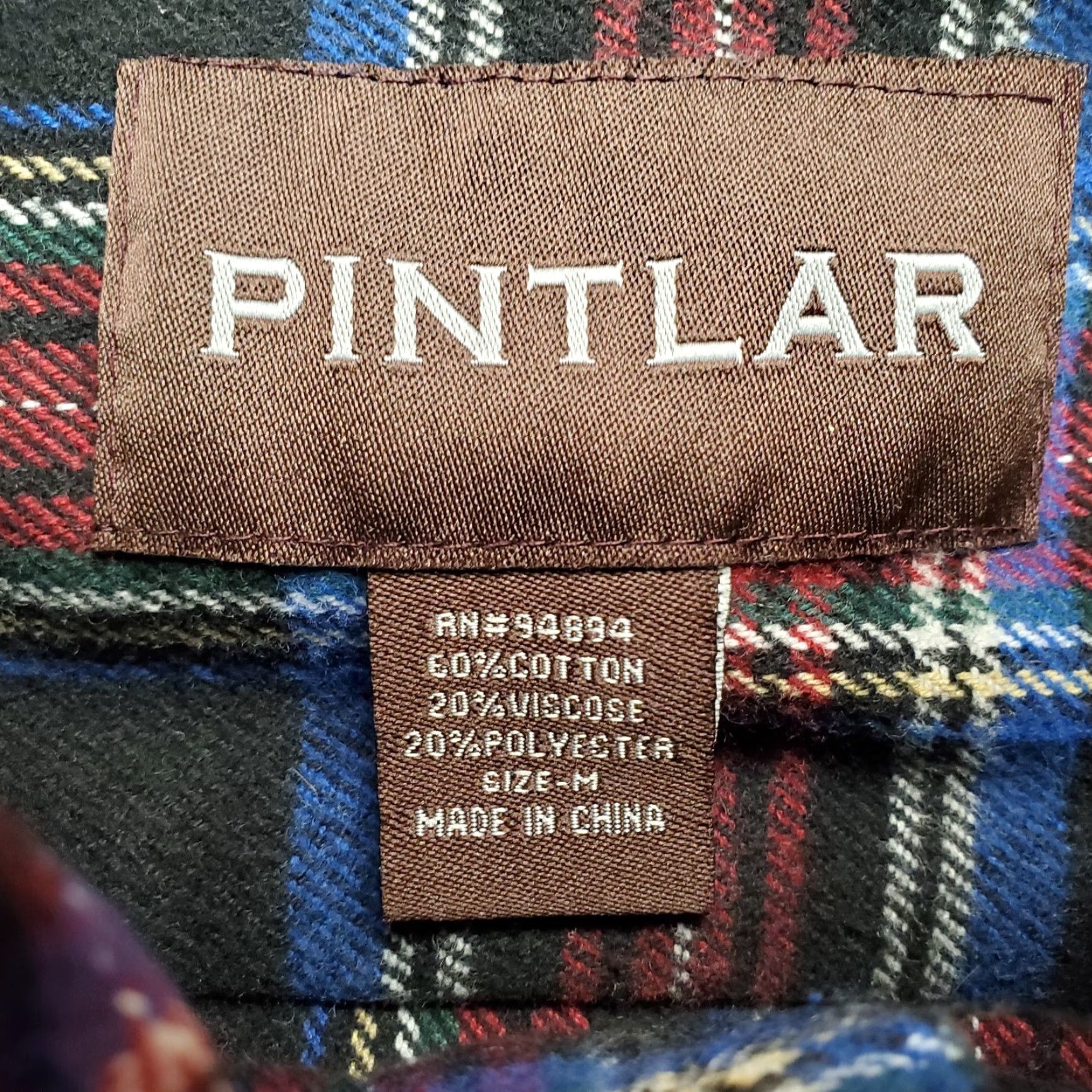 Vintage VINTAGE Pintlar Flannel Shirt Mens M Brown Red Plaid Work Heavyweight Brushed Twill Button-Up Casual Mens Size US M / EU 48-50 / 2 - 3 Thumbnail