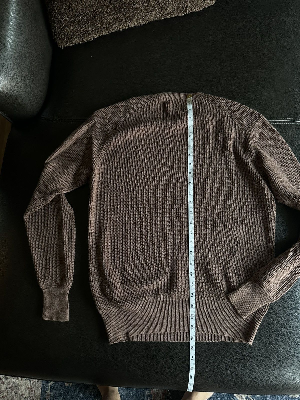 Allsaints AllSaints Mens XS Knit Jumper Sweater Rose Grey Brown Size US XS / EU 42 / 0 - 4 Thumbnail
