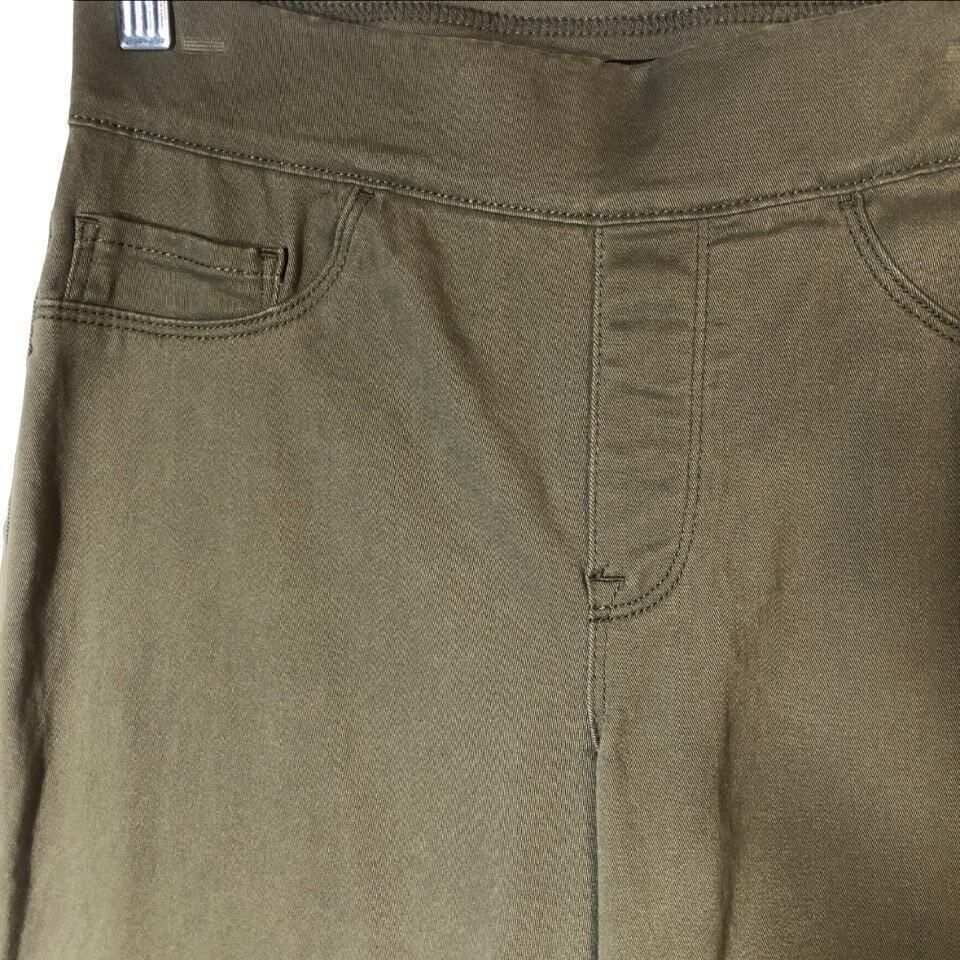 Nine West Nine West Pull On Skinny Ankle Pants Size 6 Army Green Elast Size 28" / US 6 / IT 42 - 5 Thumbnail