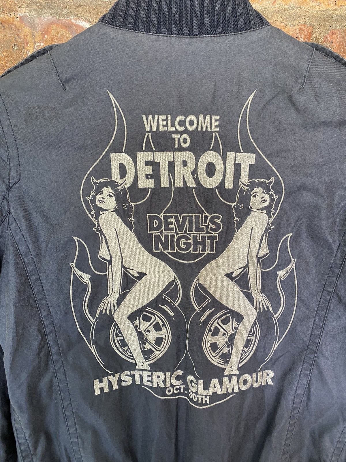 Hysteric Glamour HYSTERIC embroidery Devil night Bomber Jacket Size S / US 4 / IT 40 - 4 Thumbnail