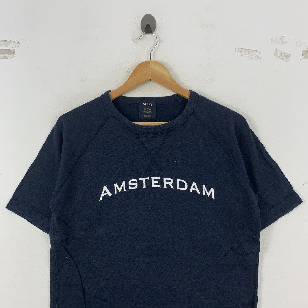 Japanese Brand AMSTERDAM By SHIPS Flanders Linen Japanese Brand Tshirt Size US S / EU 44-46 / 1 - 3 Thumbnail