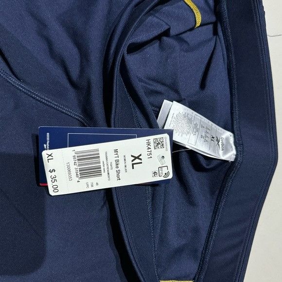 Reebok NWT REEBOK MYT BIKE SHORTS TIGHTS NAVY BLUE SZ EXTRA LARGE Size 30" / US 8 / IT 44 - 4 Thumbnail