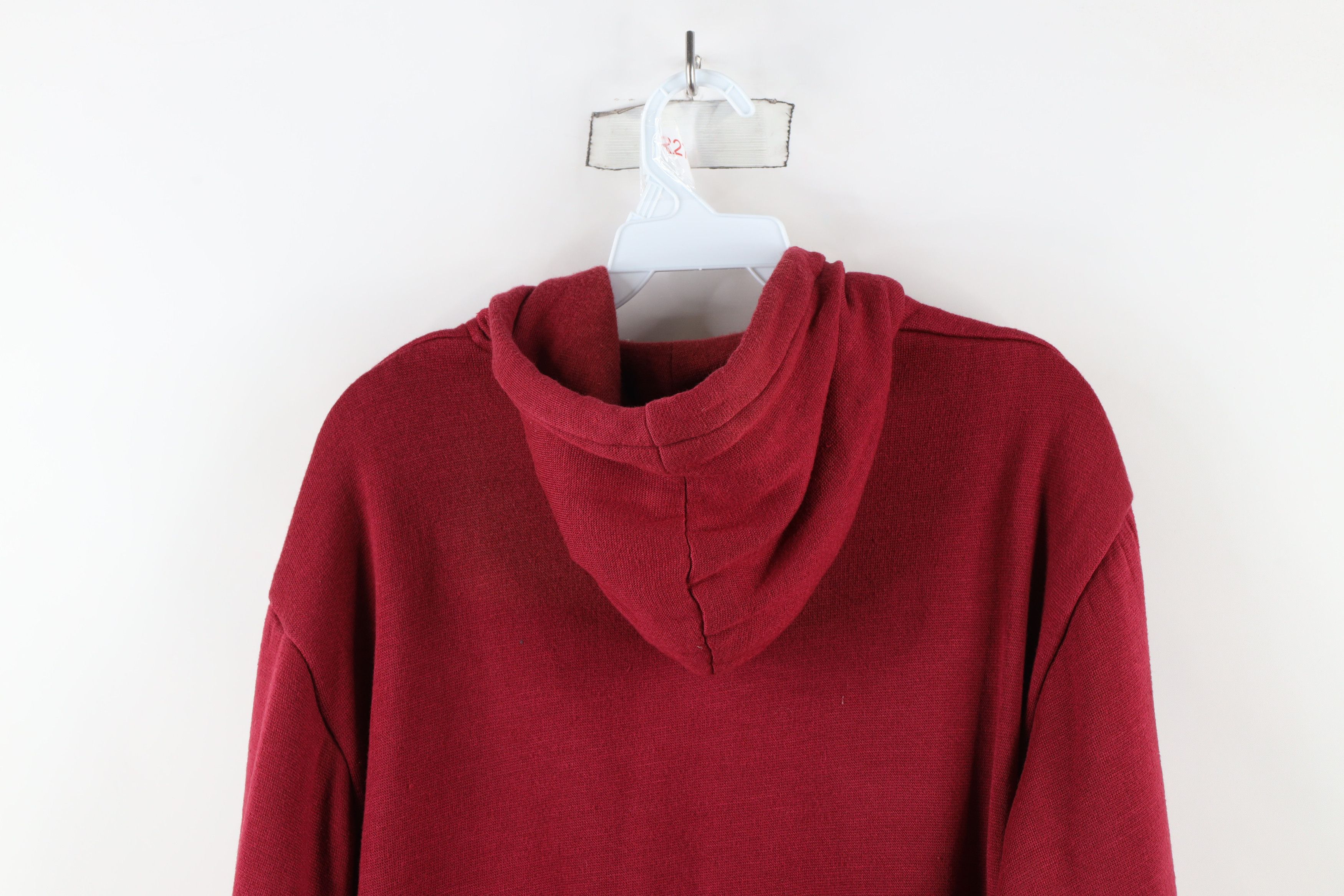 Vintage Vintage 90s Streetwear Waffle Knit Lined Full Zip Hoodie Size US M / EU 48-50 / 2 - 13 Thumbnail