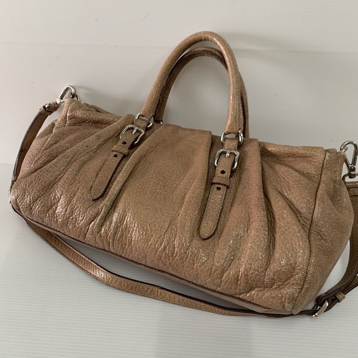 Prada Prada Leather Small Shoulder Bag Size ONE SIZE - 2 Thumbnail